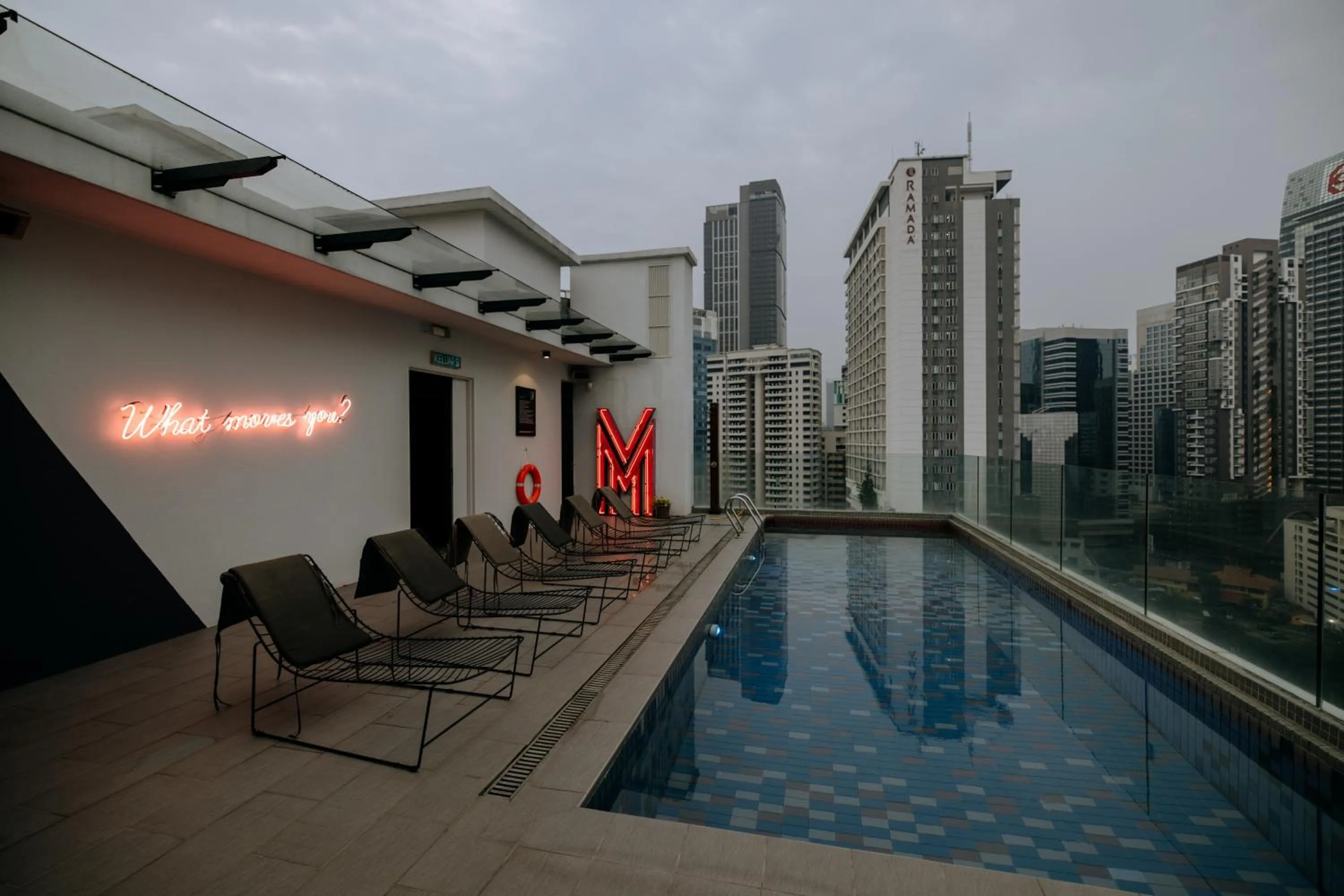 Swimming pool in MOV Hotel Kuala Lumpur