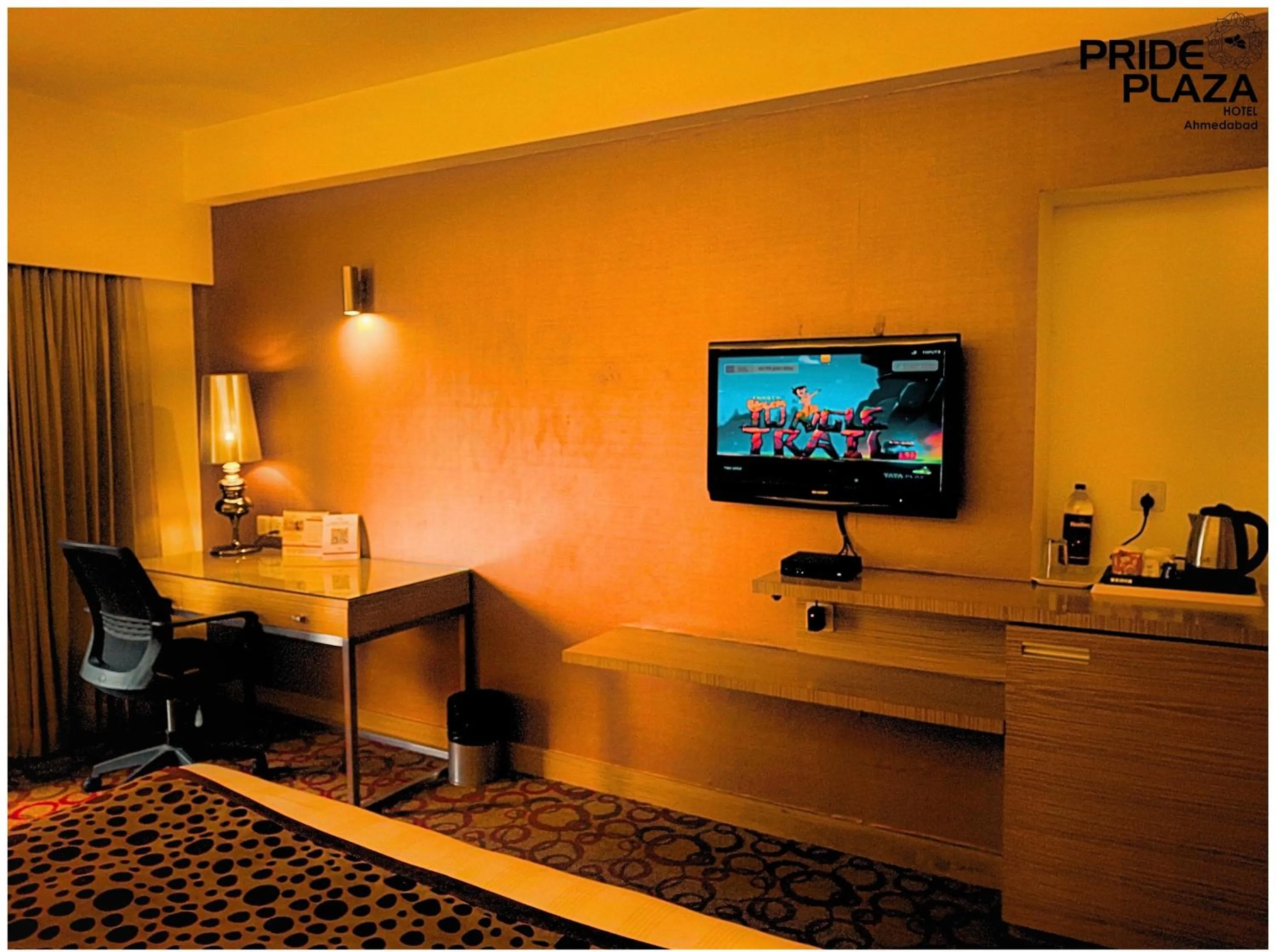 Bed in Pride Plaza Hotel, Ahmedabad