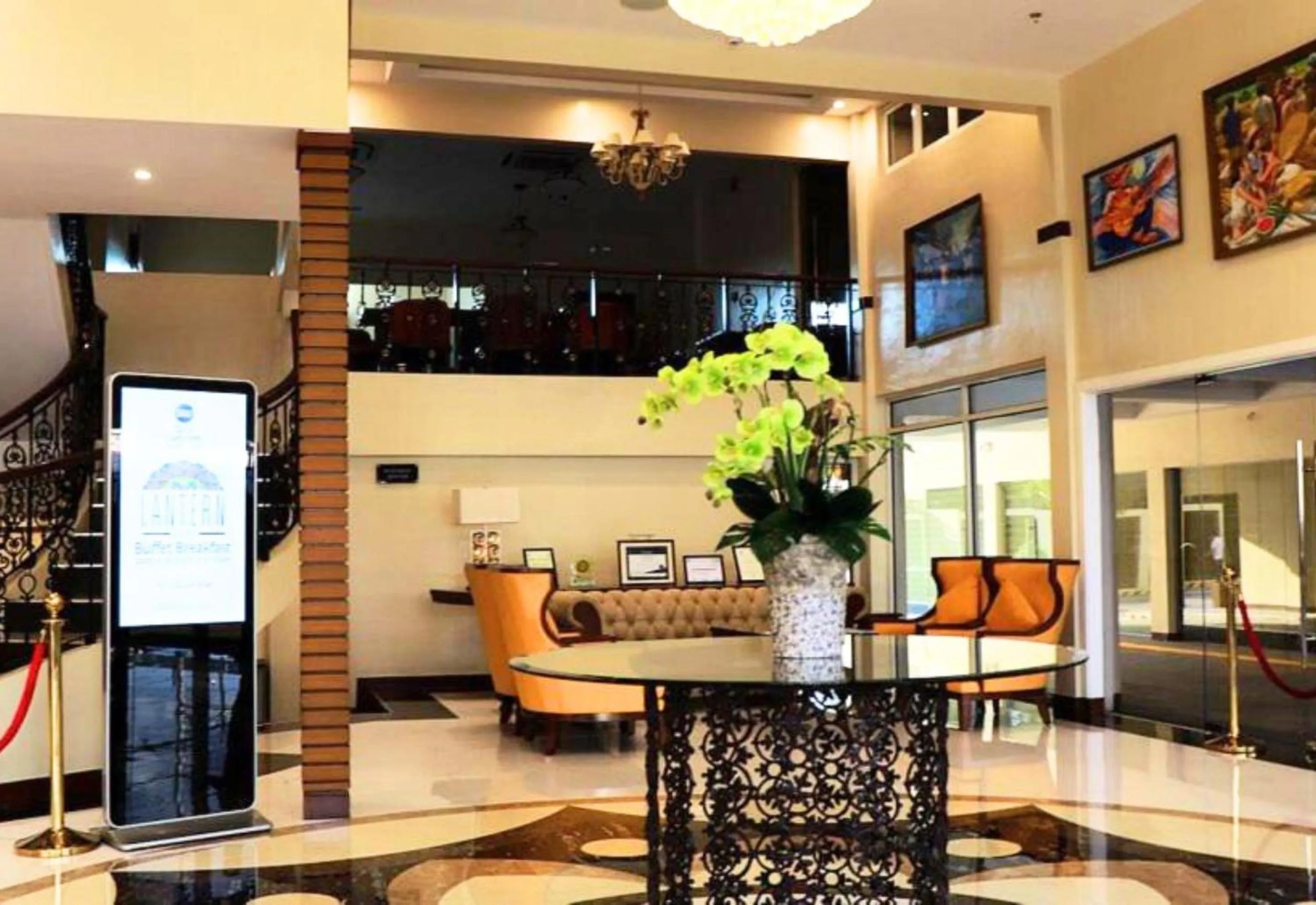 Seating area in Bendix Hotel San Fernando powered by Cocotel