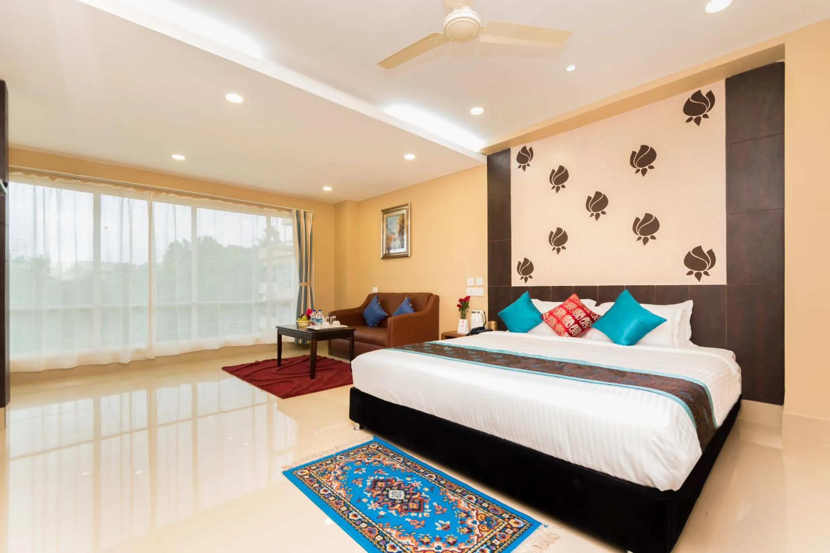 Bedroom, Bed in Central Courtyard Boutique Hotel