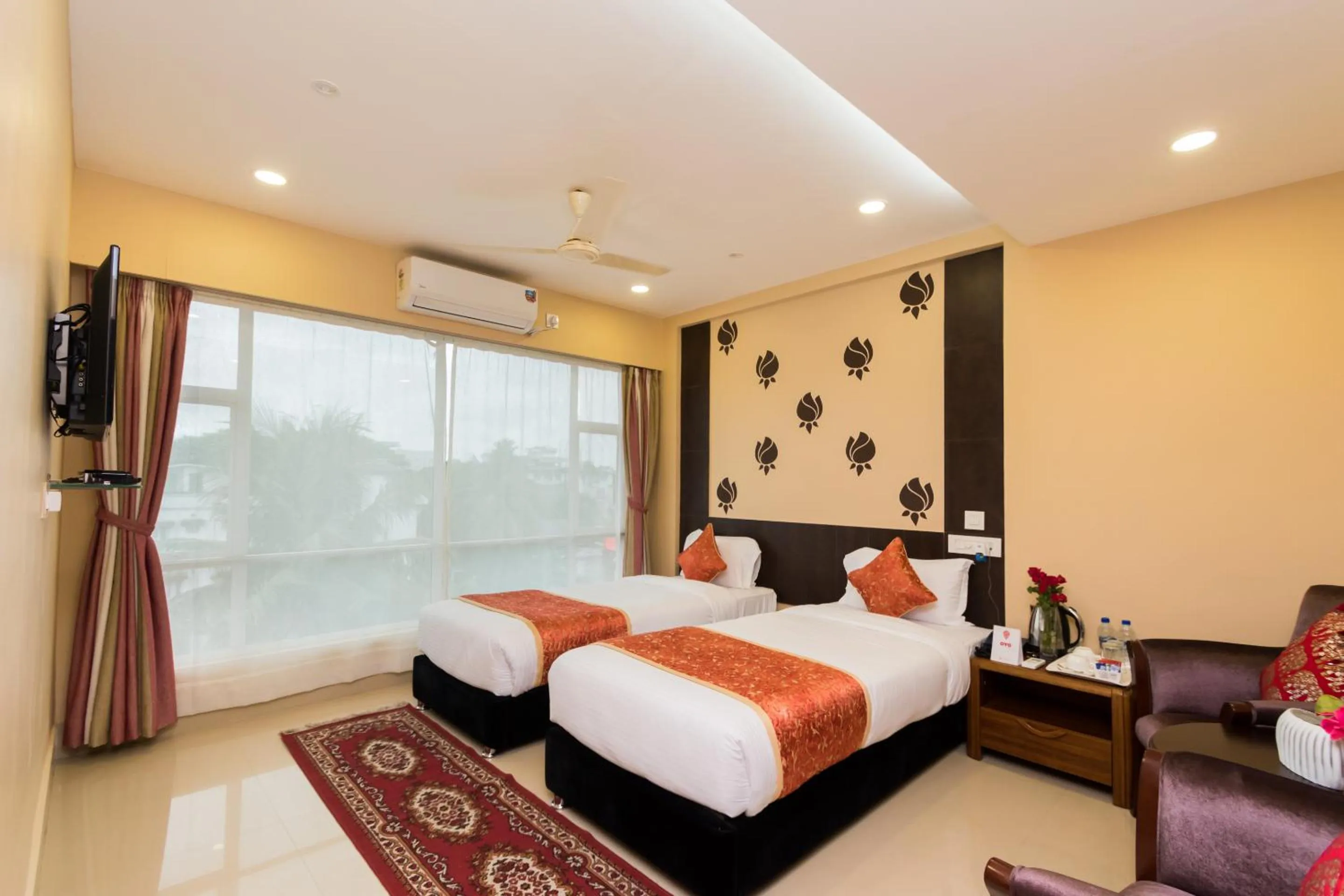 Bedroom, Bed in Central Courtyard Boutique Hotel