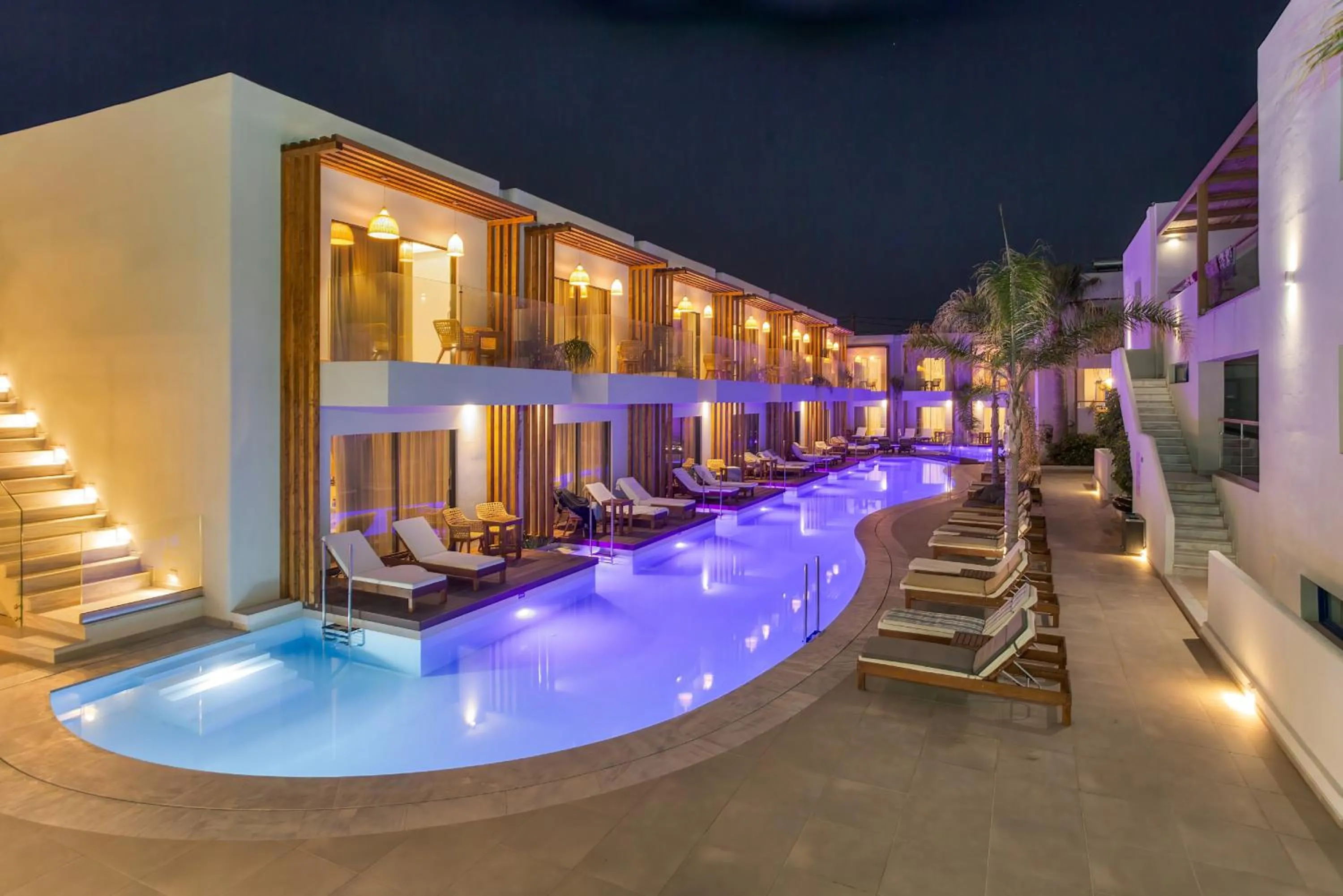 Night in Galazio Beach Resort