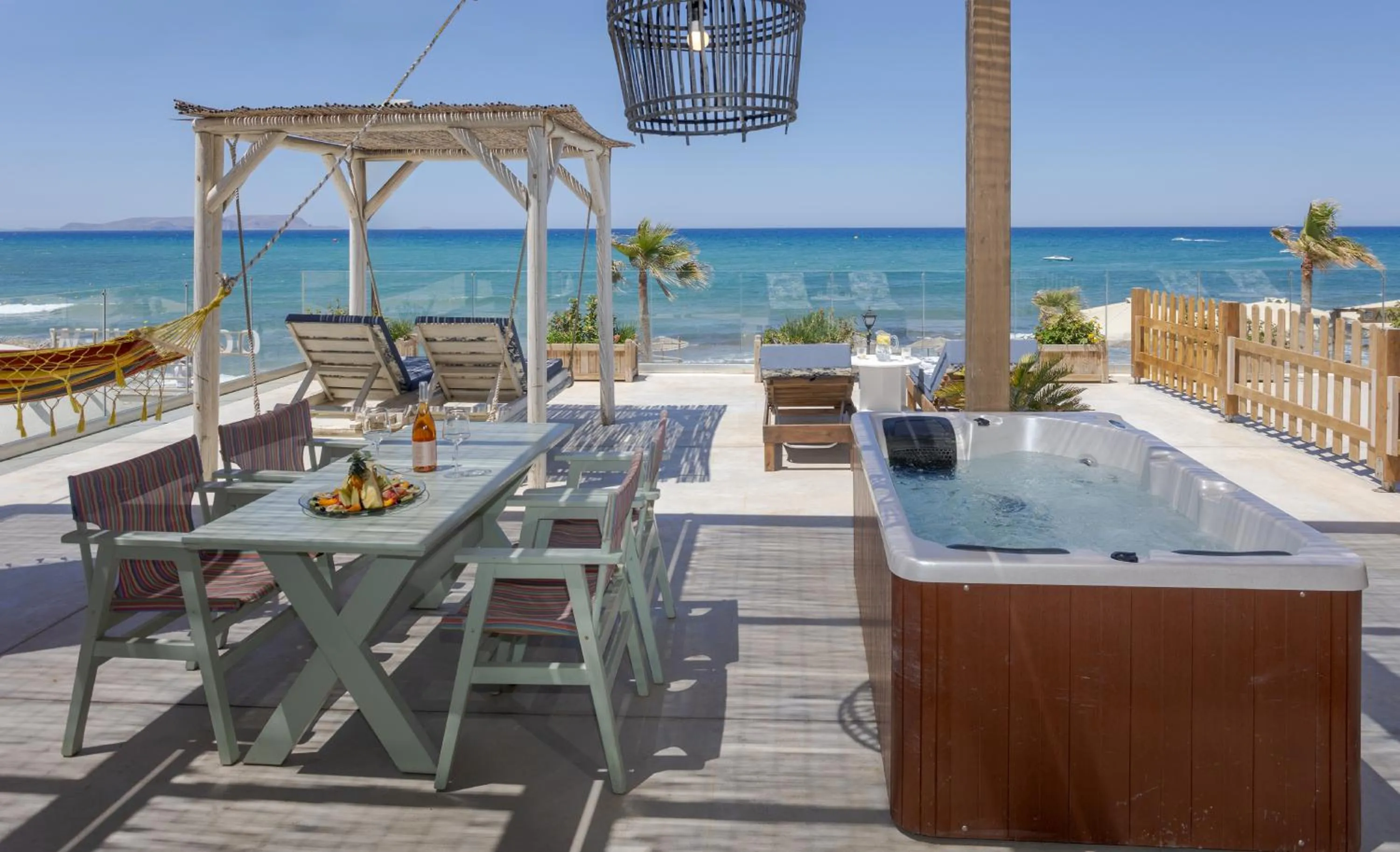 Hot Tub in Galazio Beach Resort