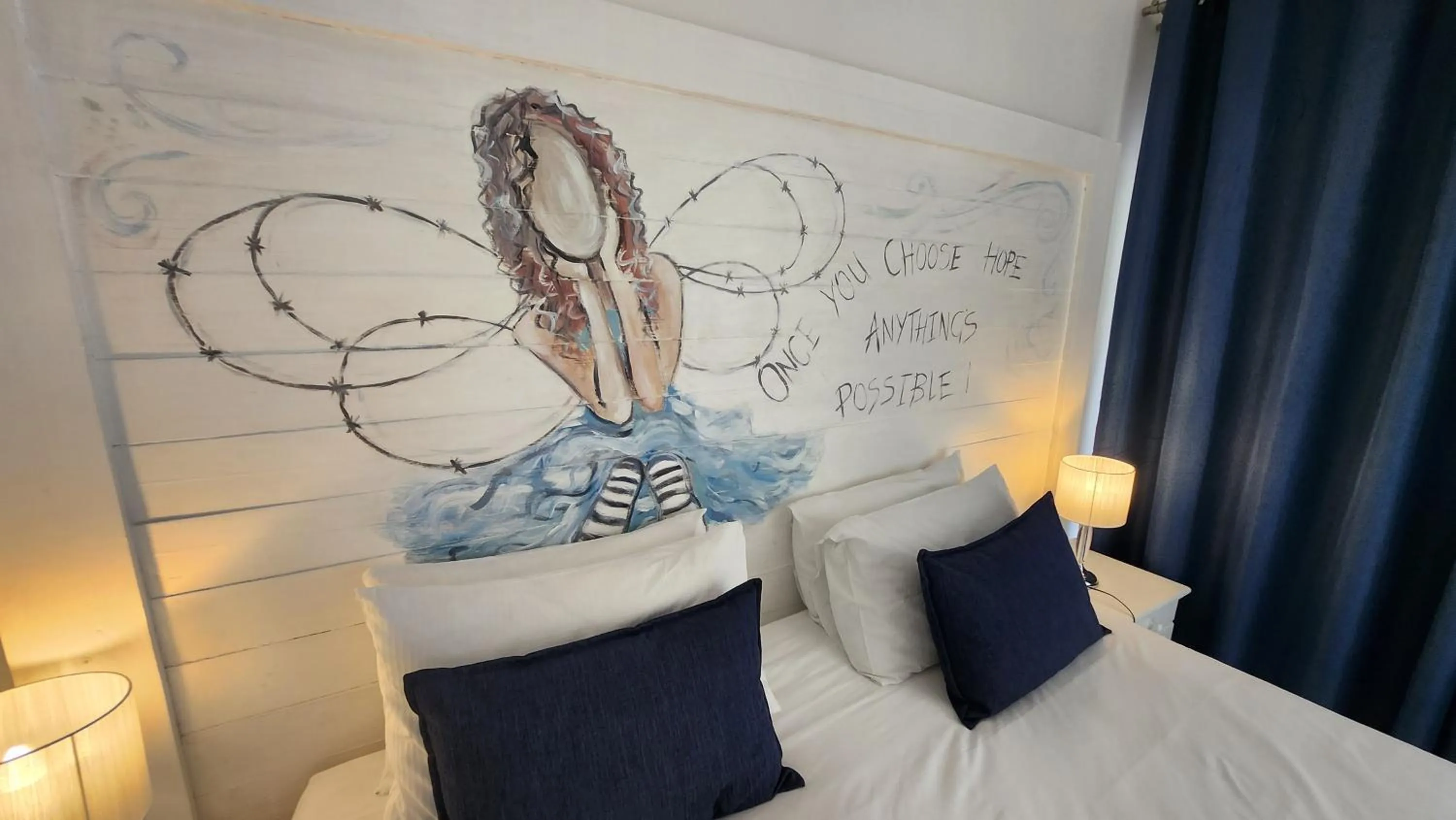 Bed in Be Our Guest Self Catering