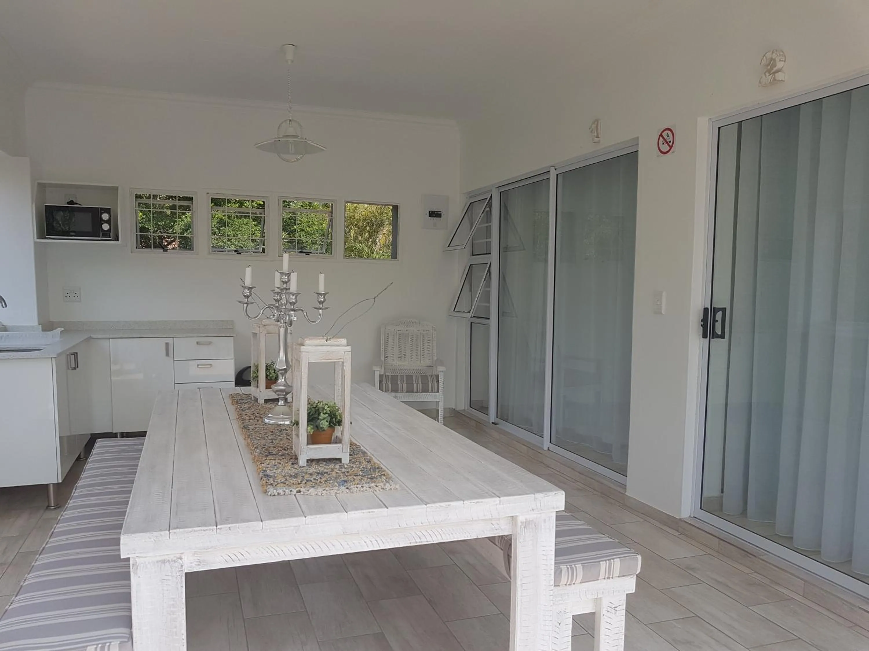 Patio in Be Our Guest Self Catering