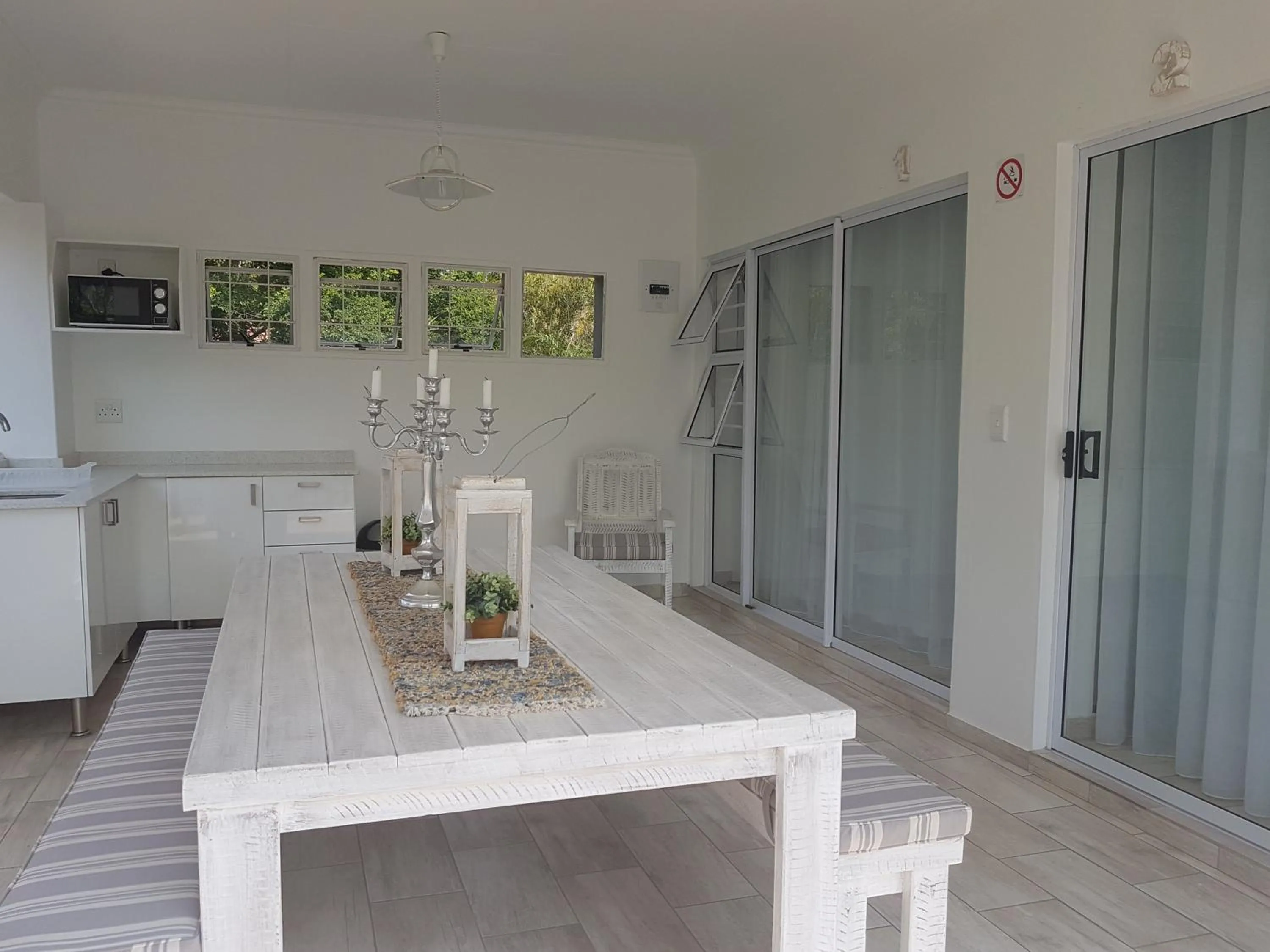 Patio in Be Our Guest Self Catering