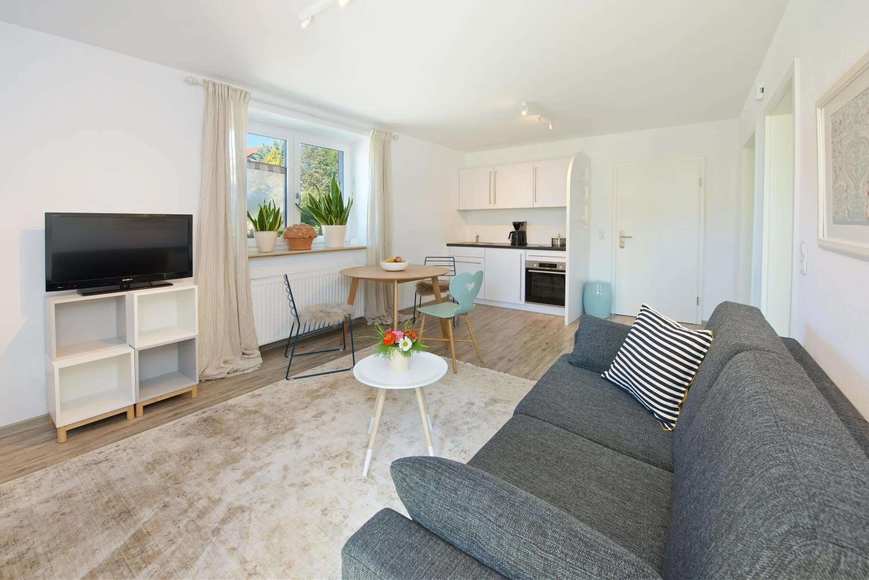 Kitchen or kitchenette in Landhotel Herzberger garni Zimmer & Ferienwohnungen