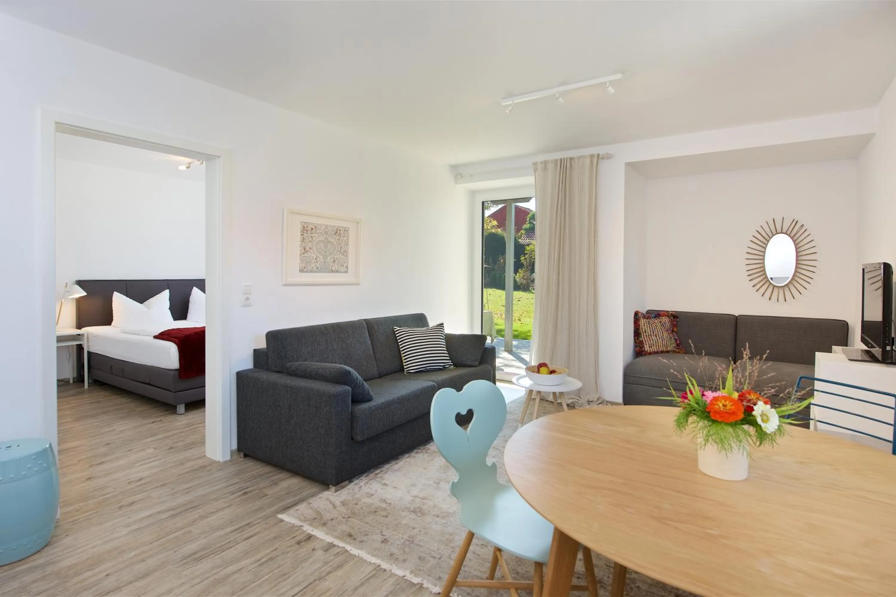 Kitchen or kitchenette in Landhotel Herzberger garni Zimmer & Ferienwohnungen