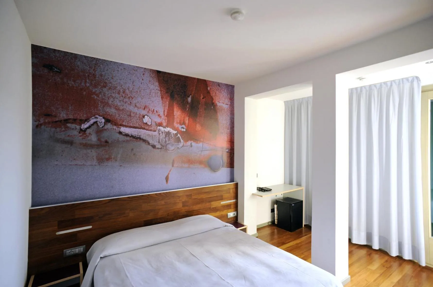 Bed in Alloggi Taverna Caorlina