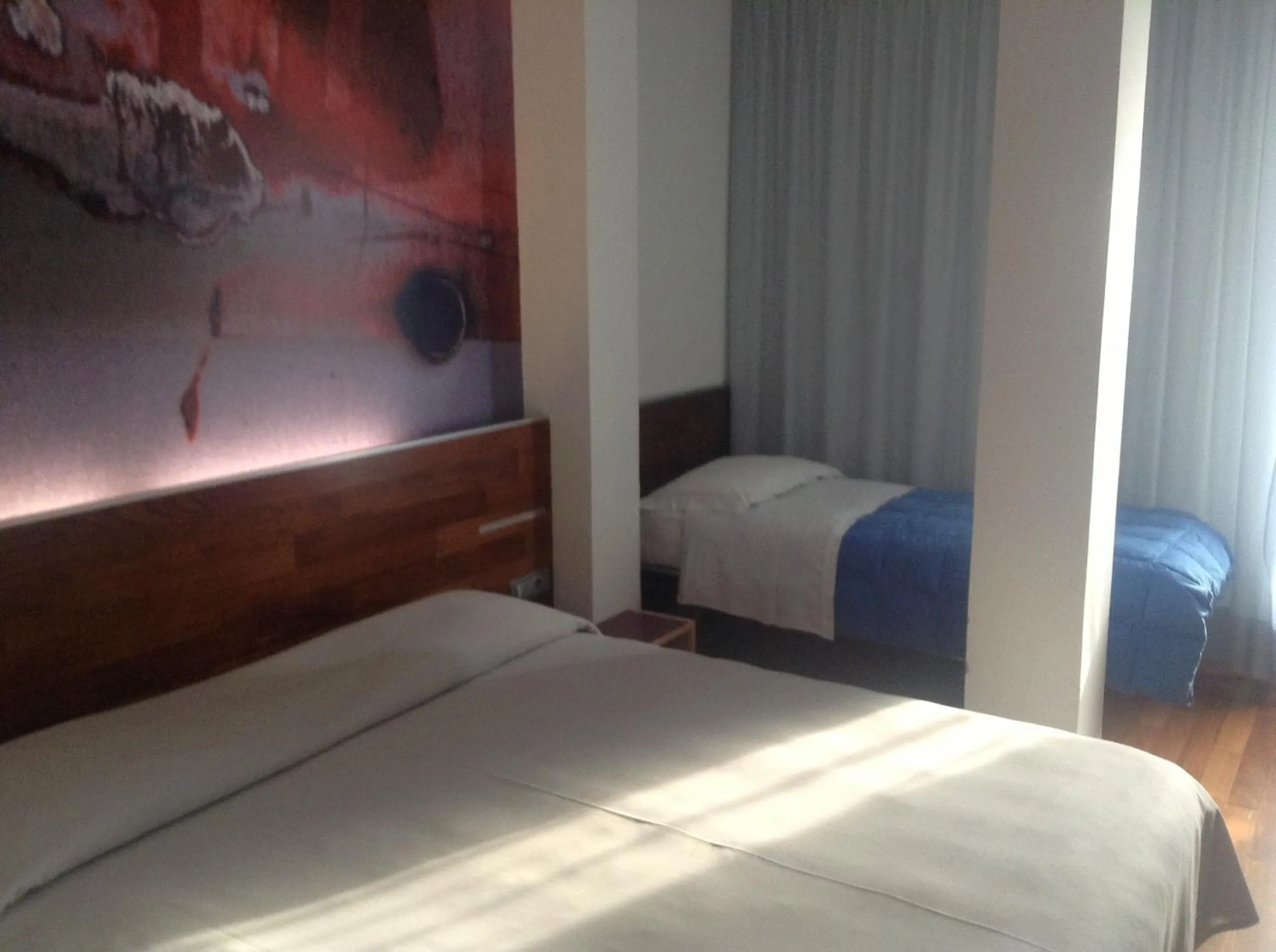 Bed in Alloggi Taverna Caorlina