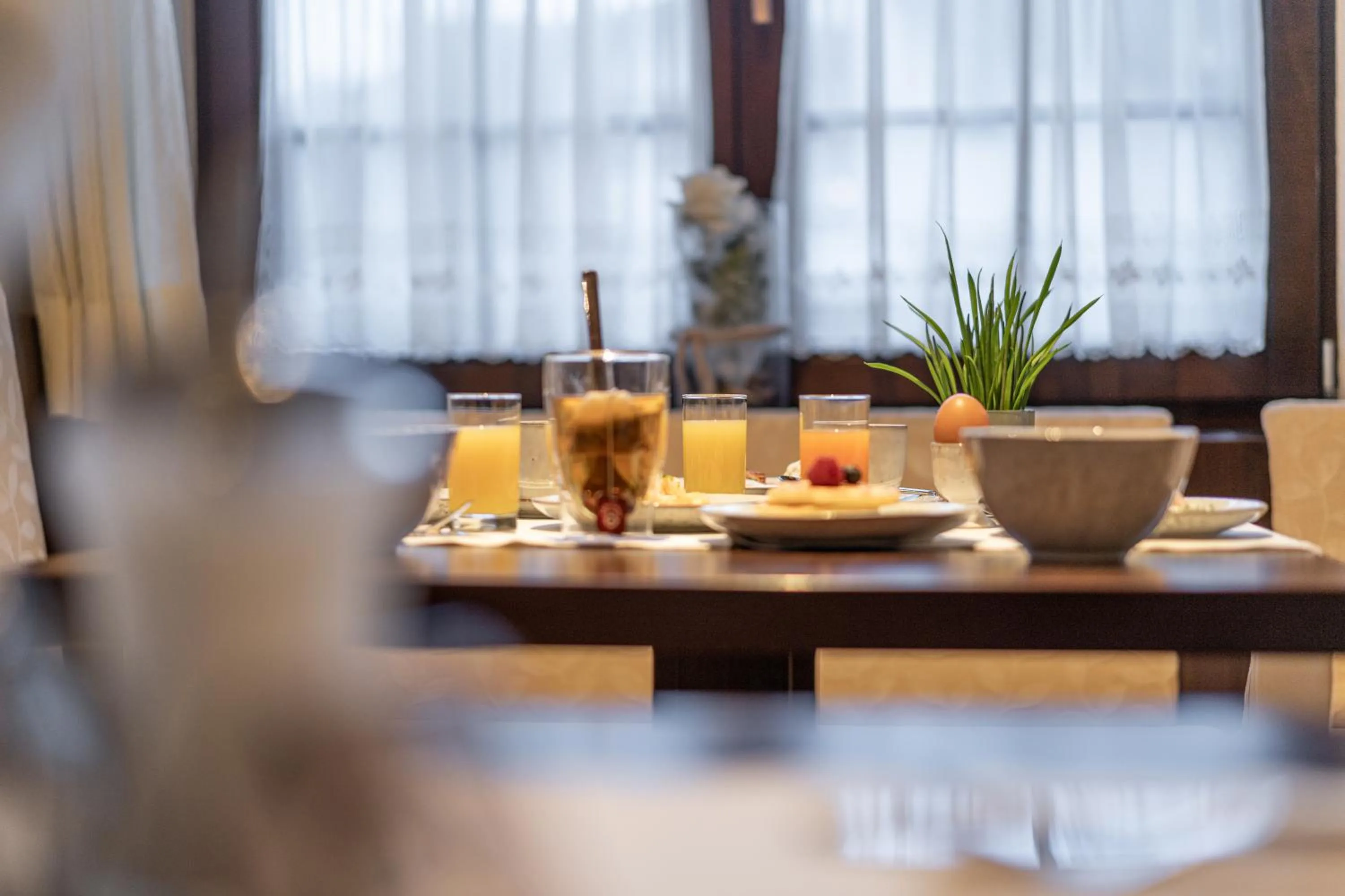 Food and drinks in Pension Edelweiss