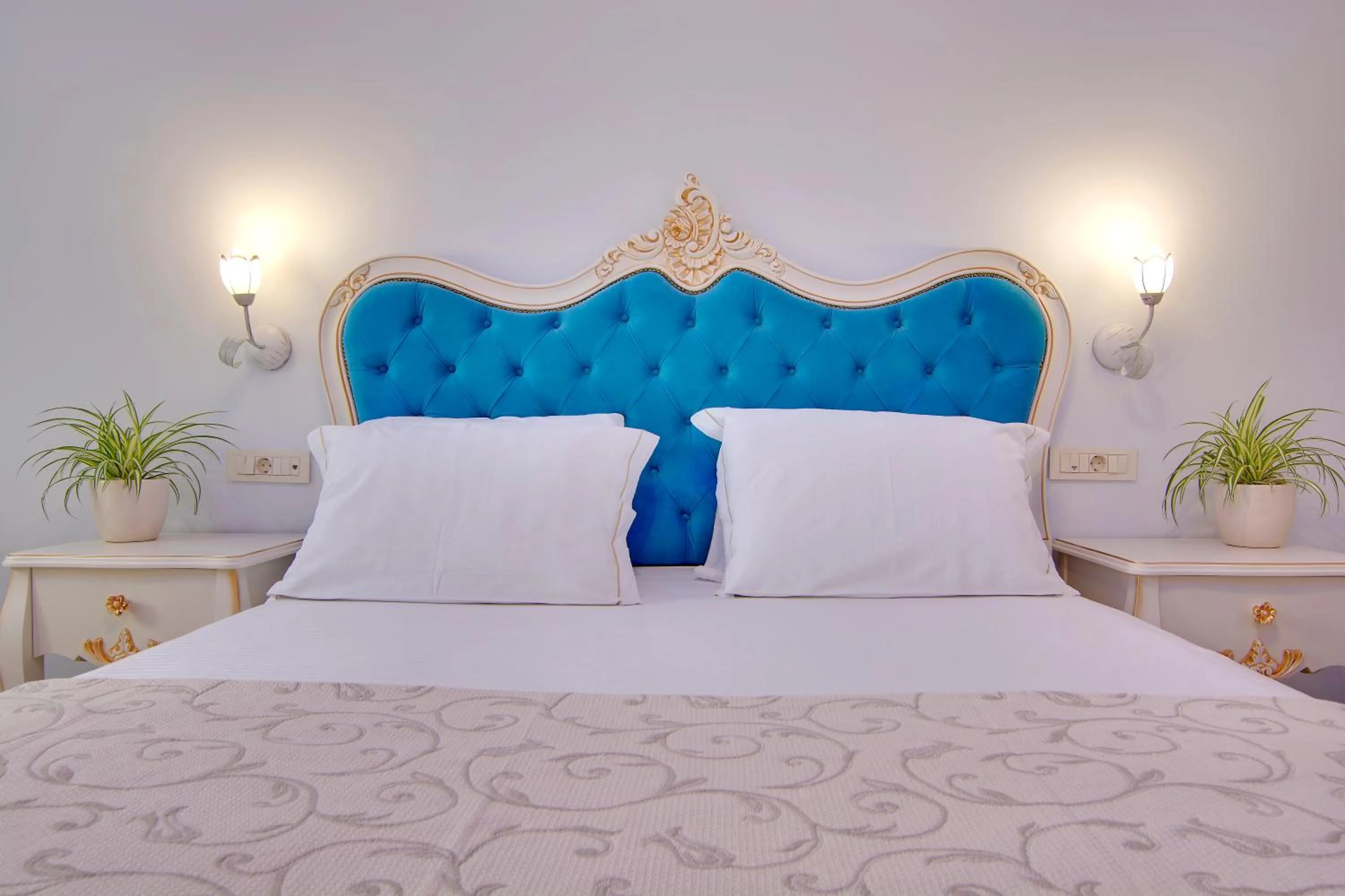 Bed in Hotel Parga Princess