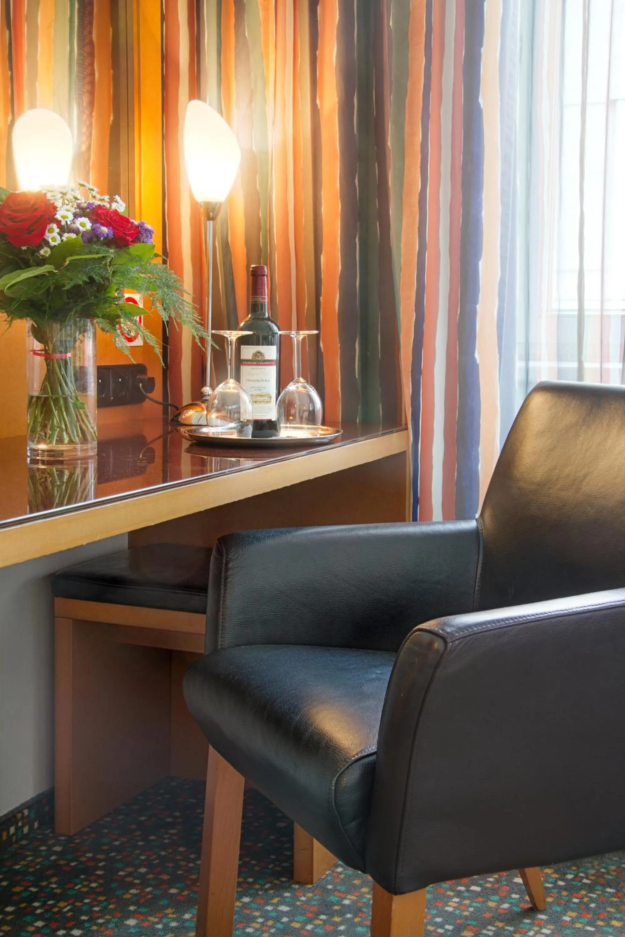 Seating area in Theatrino Hotel