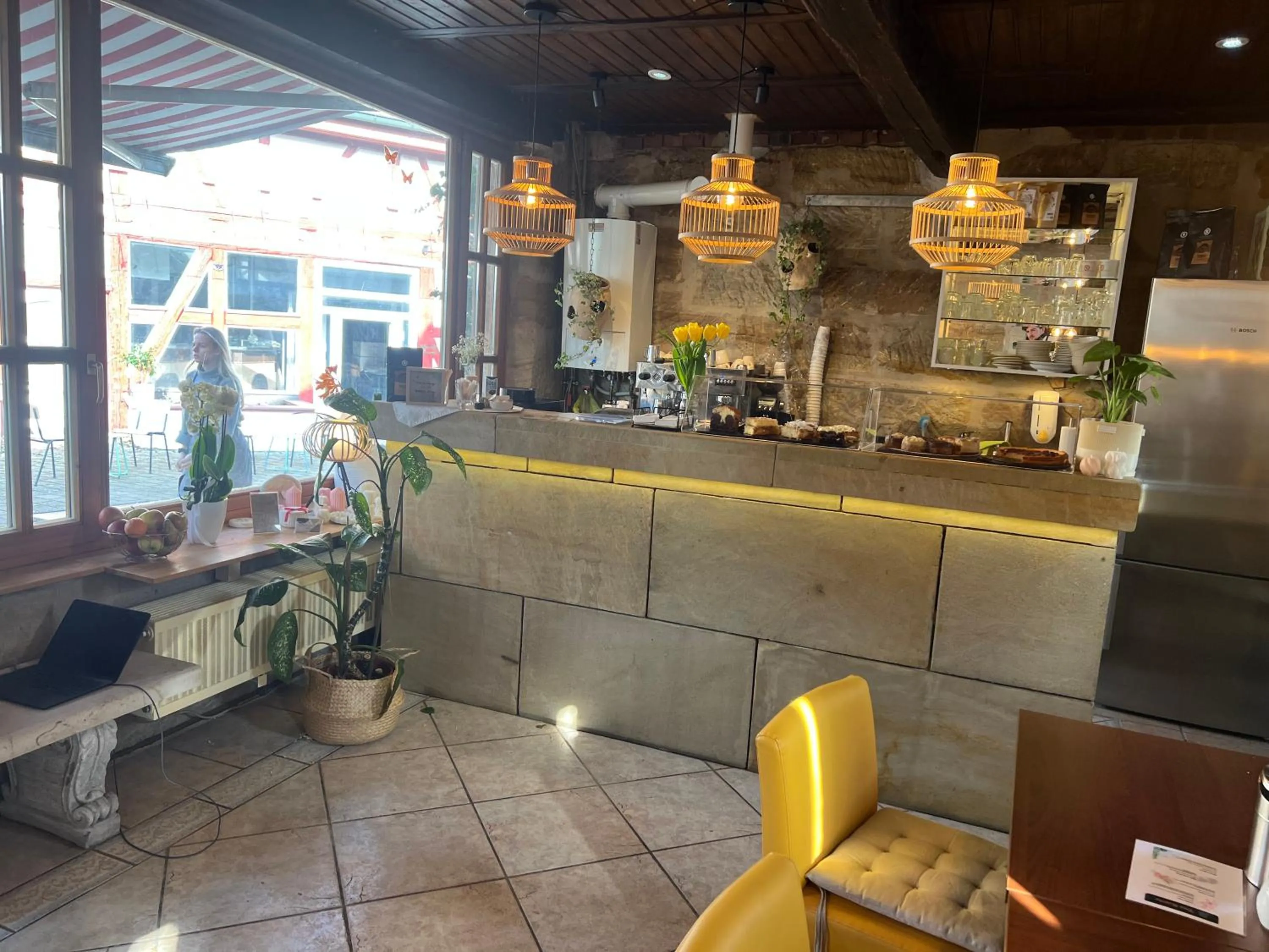 Kitchen or kitchenette in Hotel Scheunenwerk - Nürnberg Nord