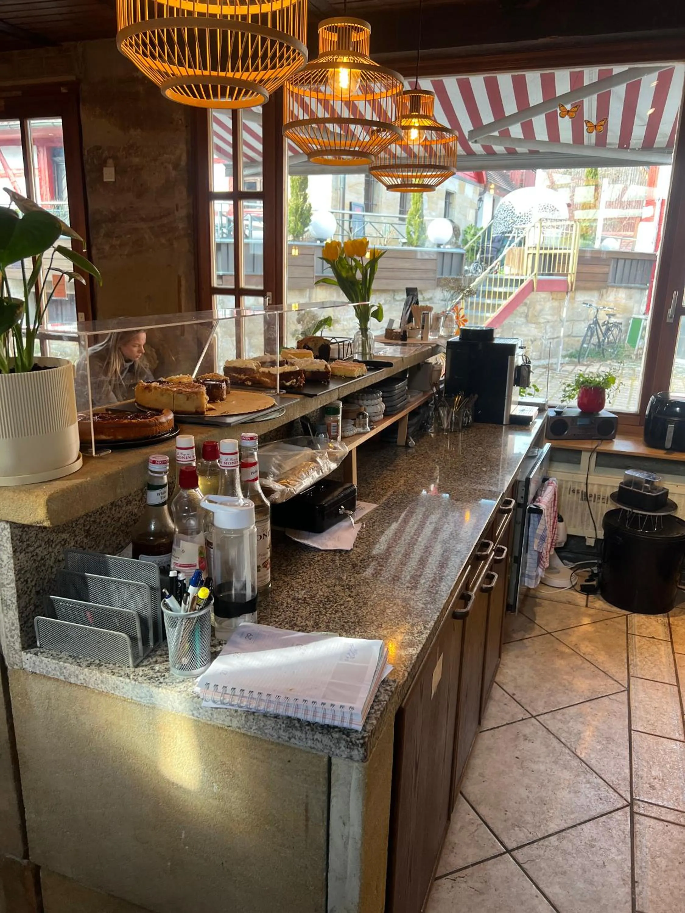 Kitchen or kitchenette in Hotel Scheunenwerk - Nürnberg Nord