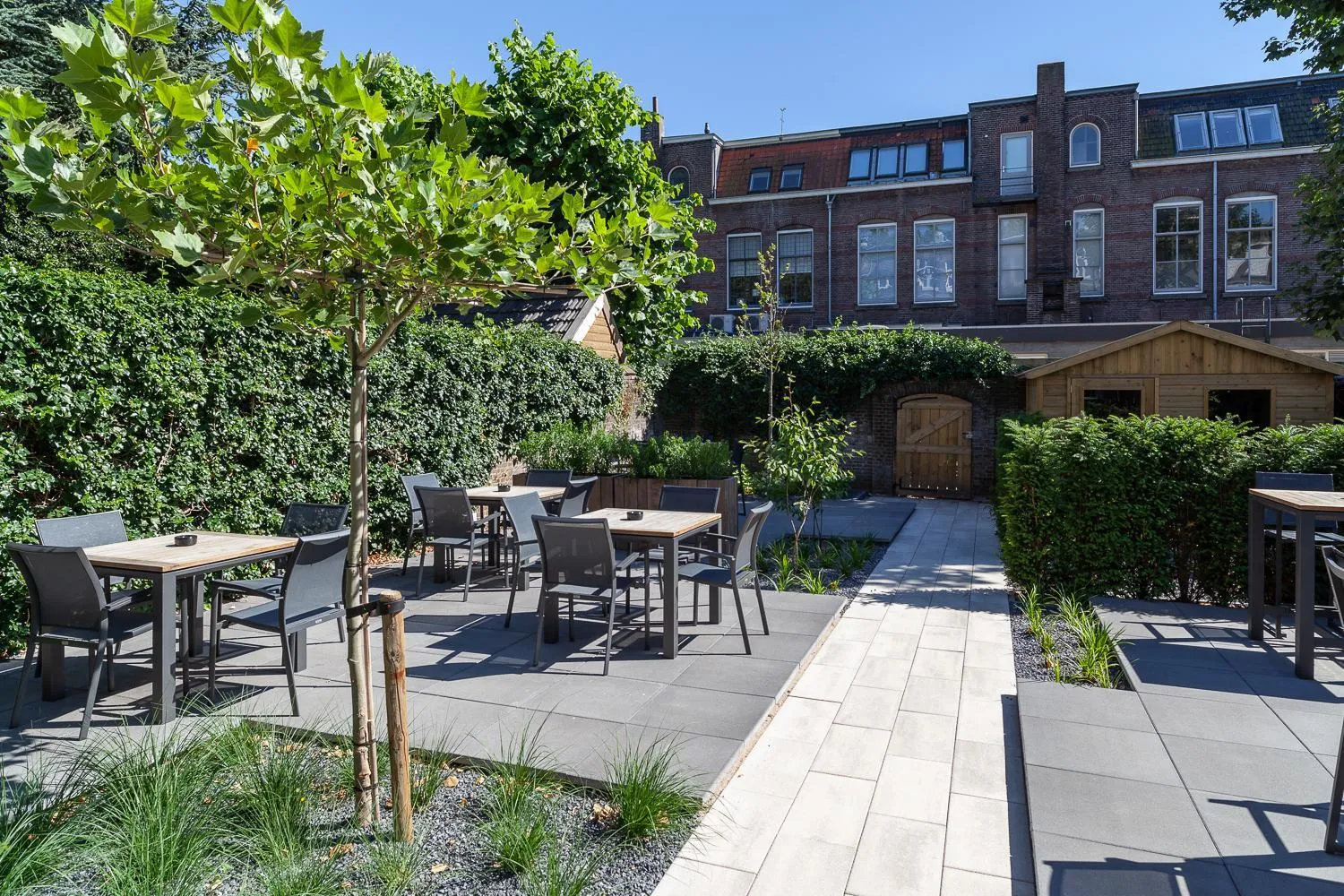 Garden in Hotel Julien