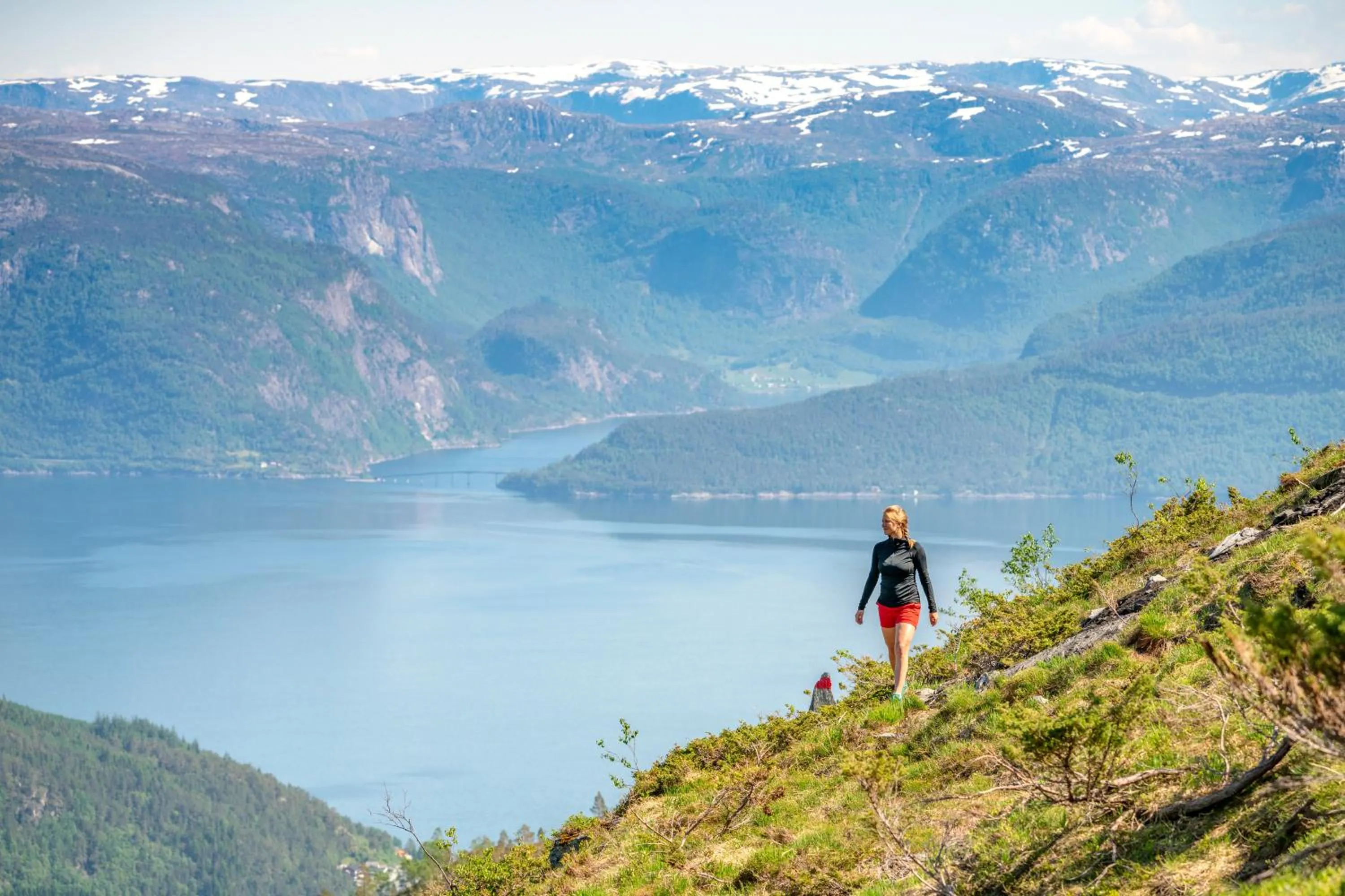 Hiking in Lavik Fjord Hotel & Apartments
