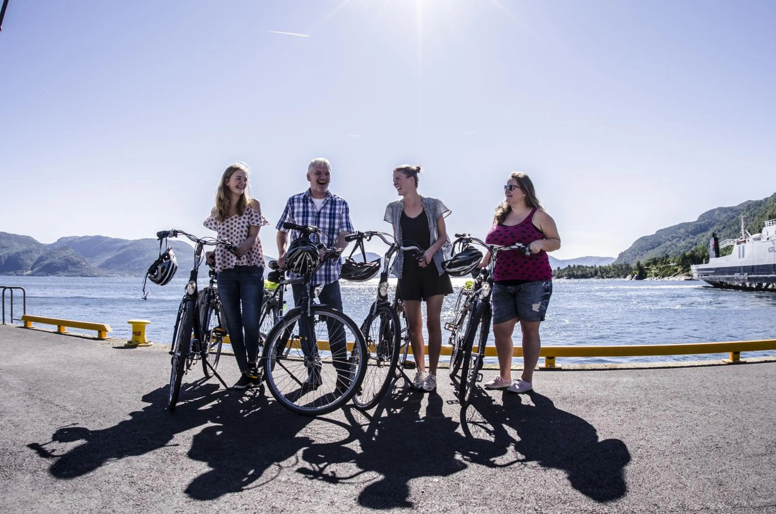 Cycling in Lavik Fjord Hotel & Apartments