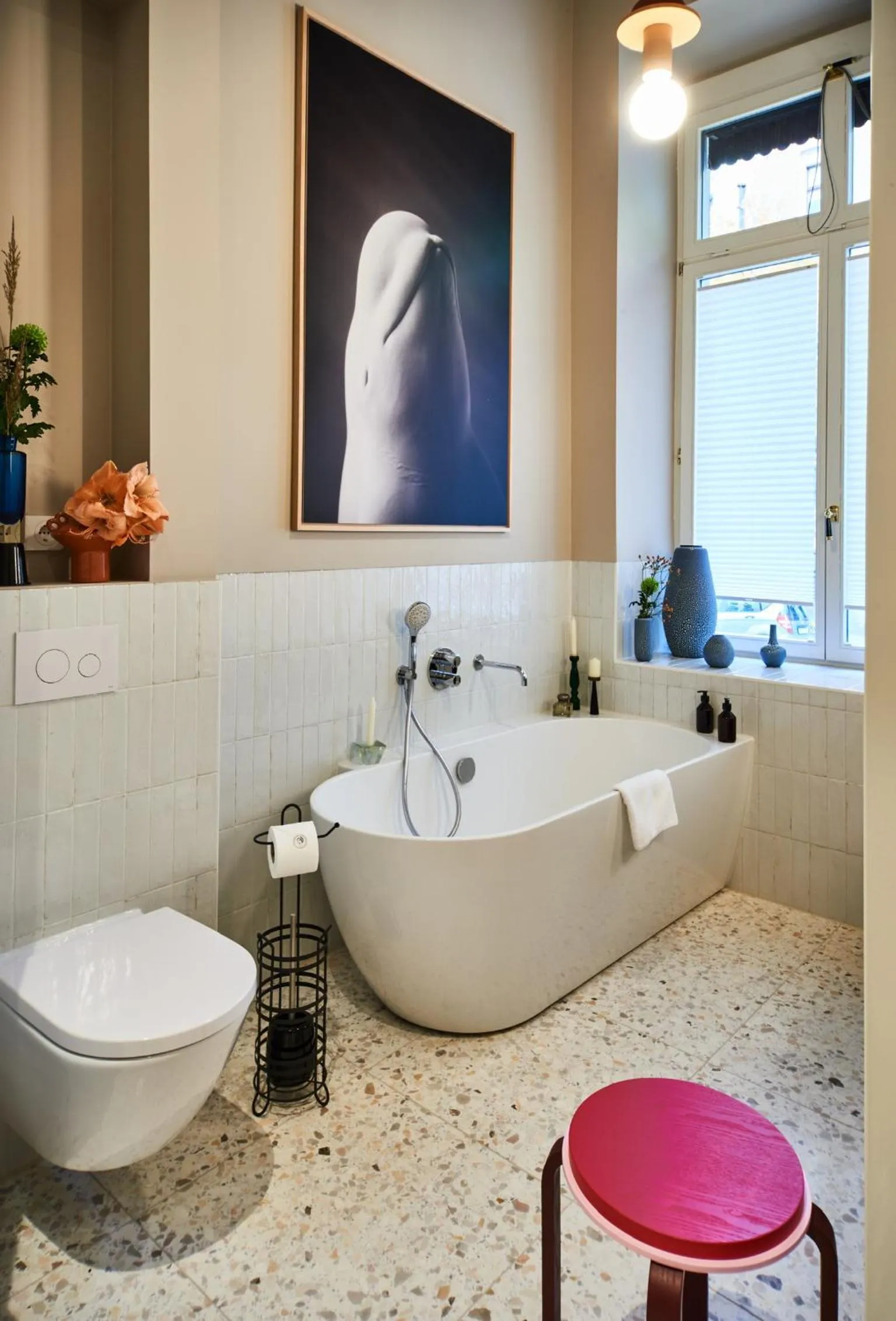 Bathroom in Cora Apartments