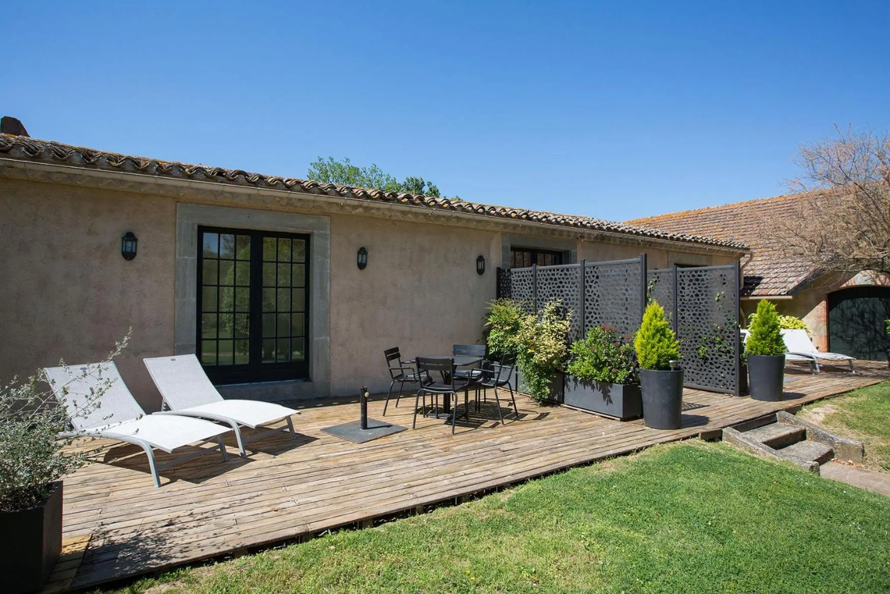Patio in Domaine d'Auriac - Relais & Châteaux