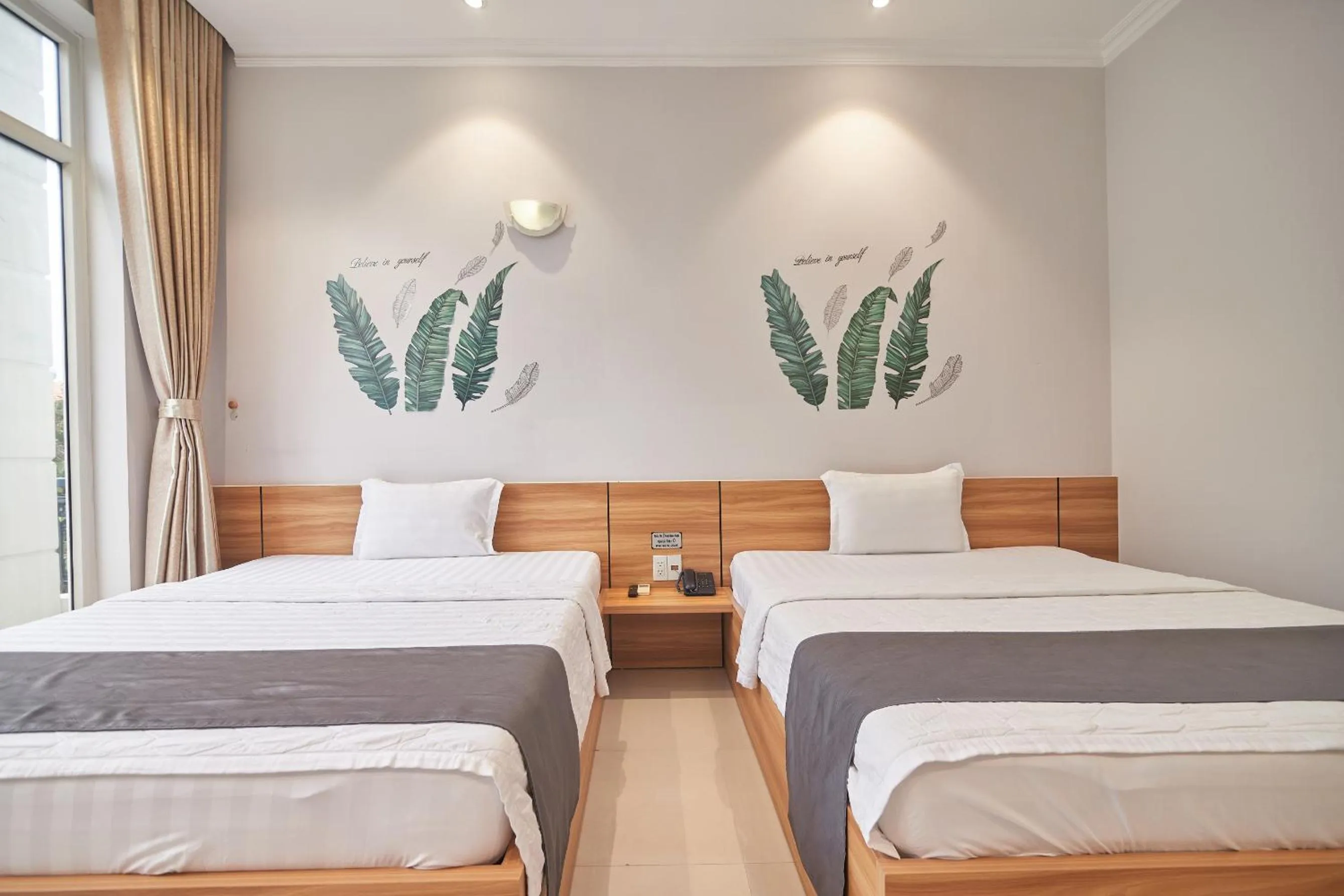 Bedroom, Bed in Bin Bin Hotel 2 - Near Him Lam D7