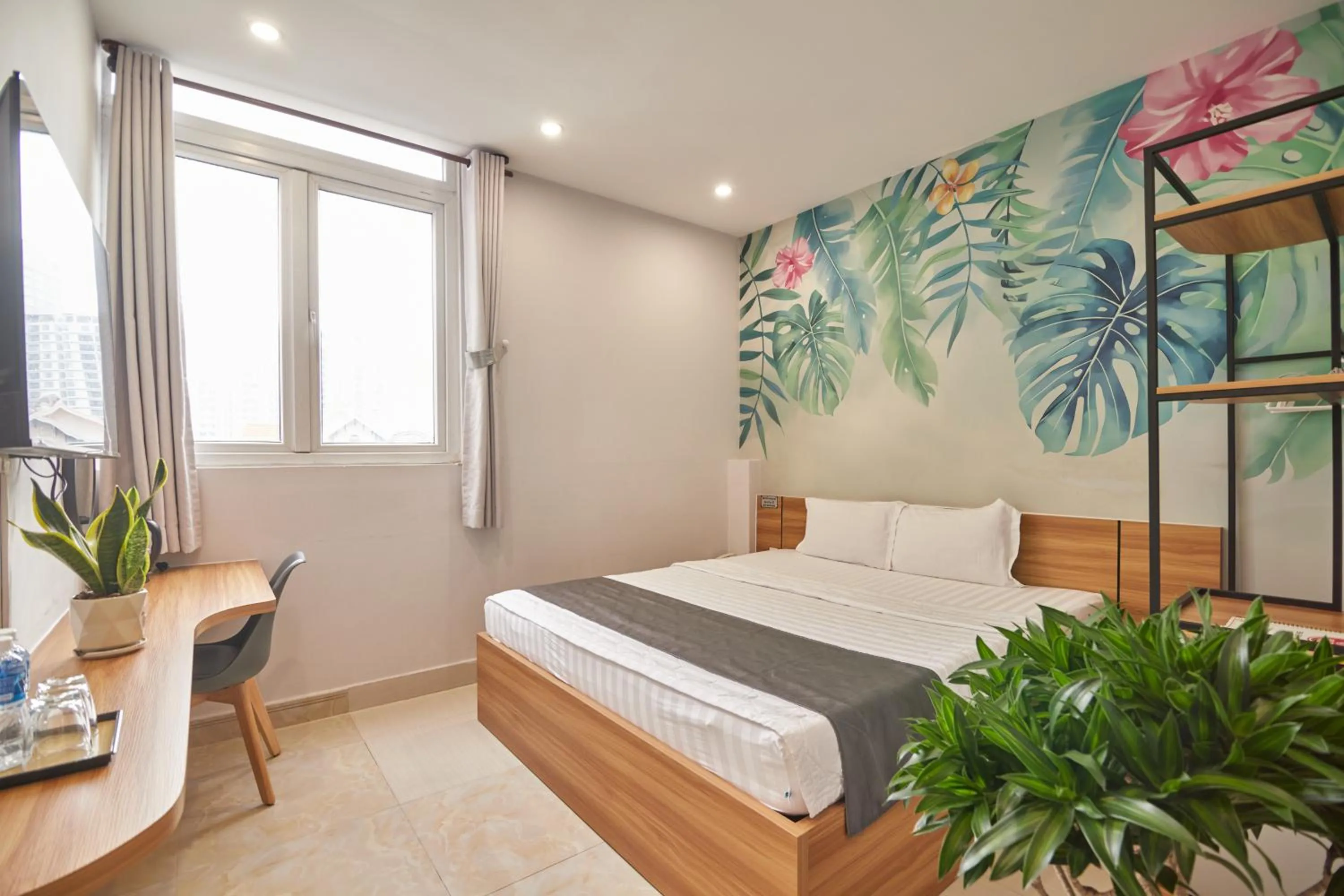 Bedroom, Bed in Bin Bin Hotel 2 - Near Him Lam D7