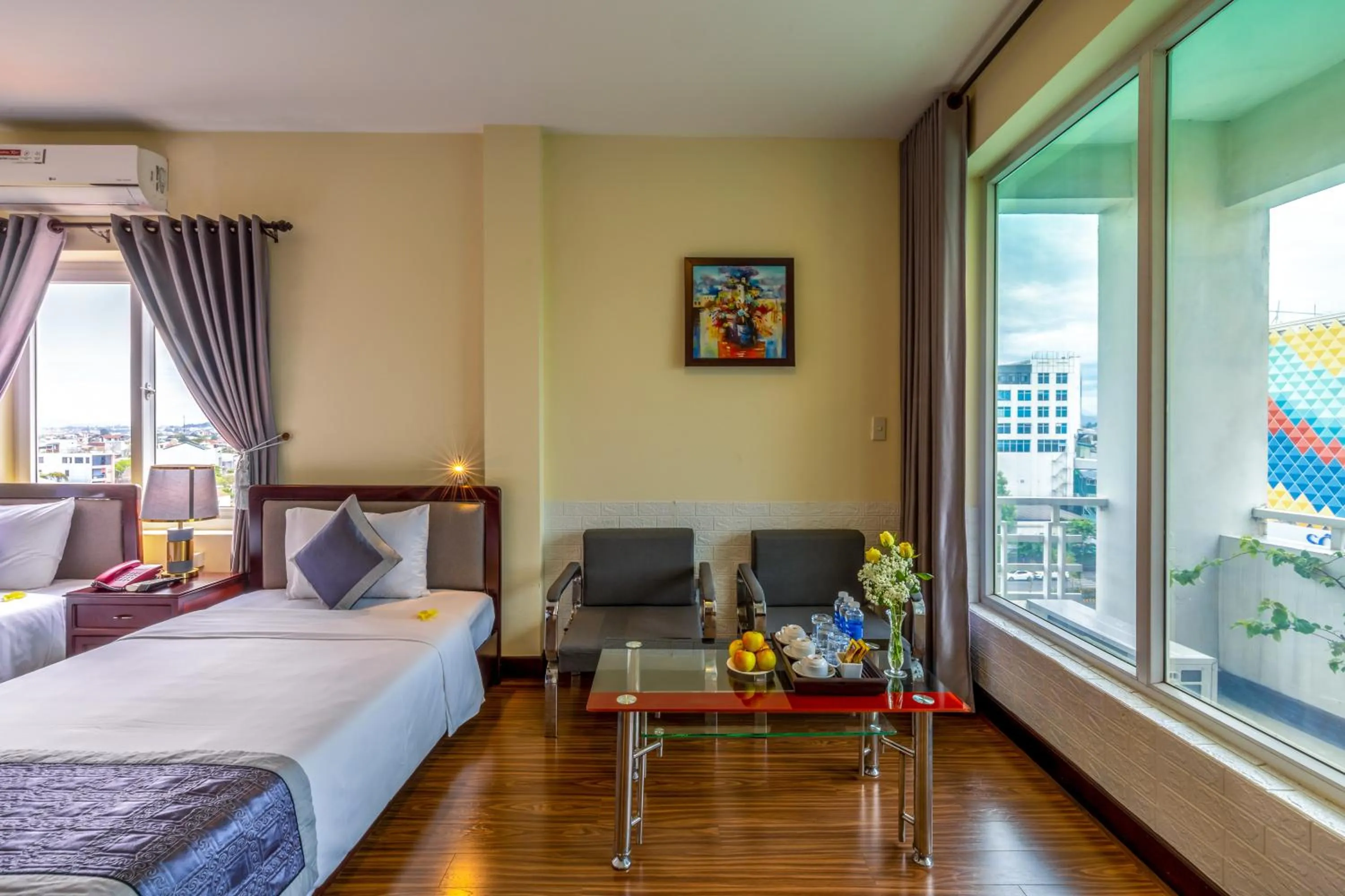 Bed in Baly Hotel Hue