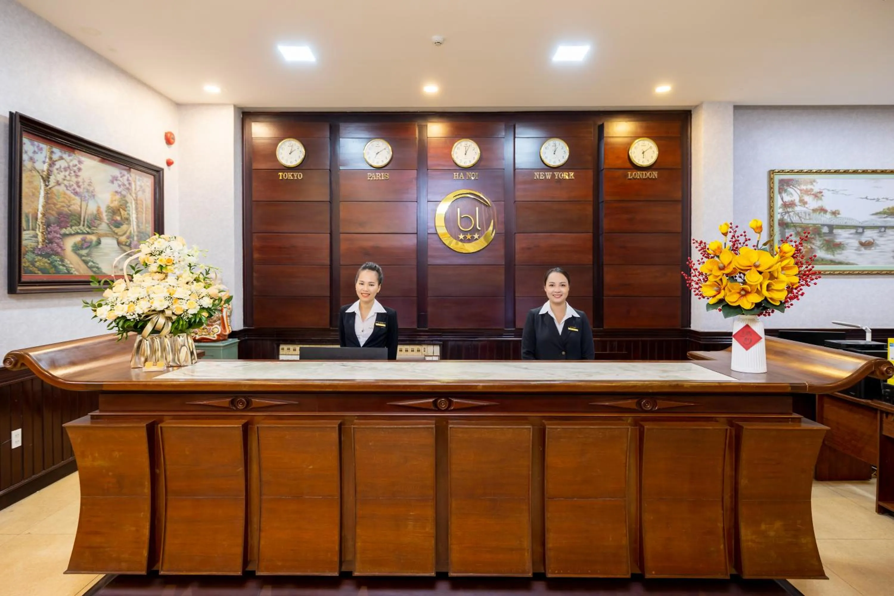 Staff in Baly Hotel Hue