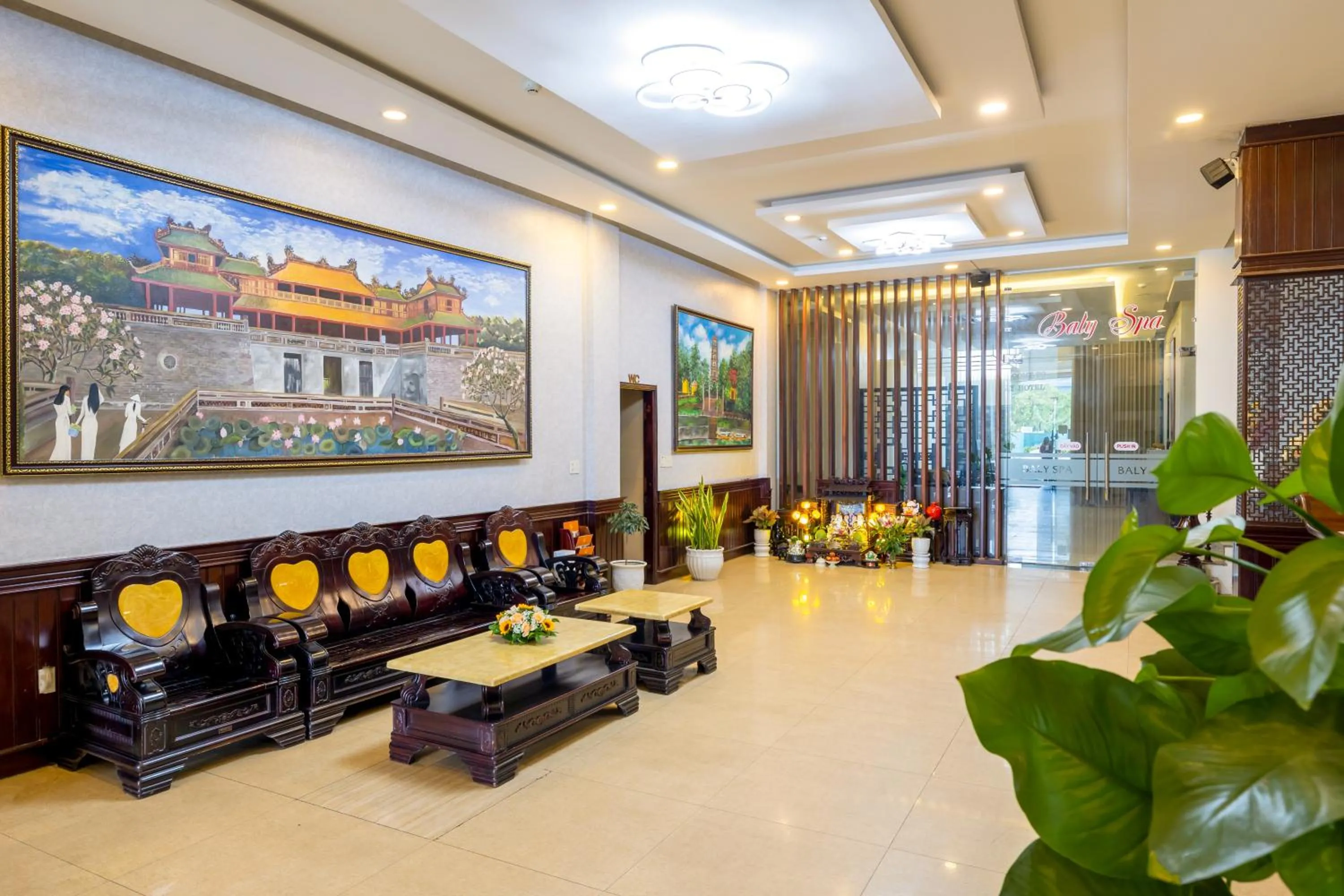Lobby or reception in Baly Hotel Hue