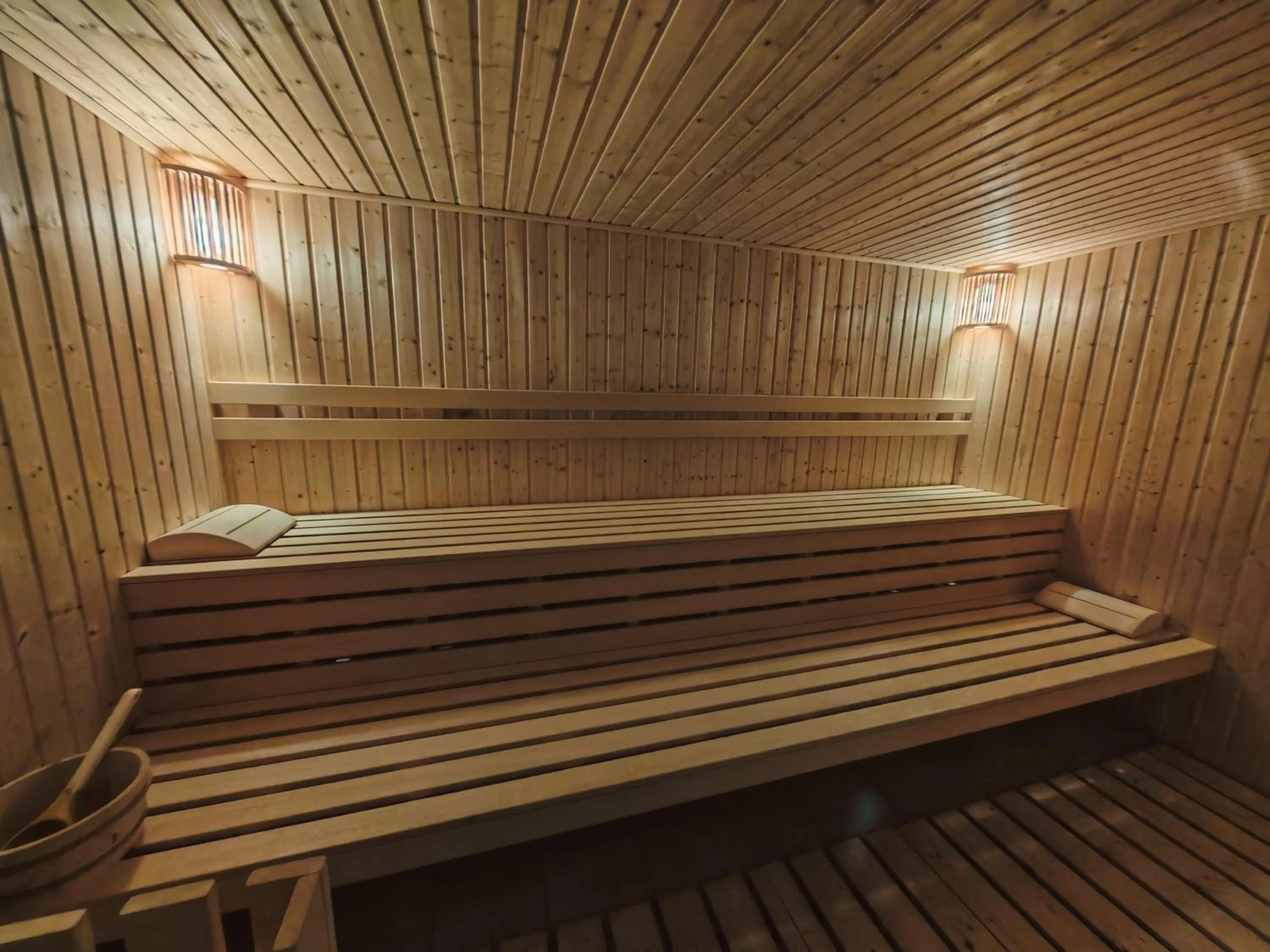 Sauna in Strandhotel Buckow Resort & SPA gut-Hotels SEE