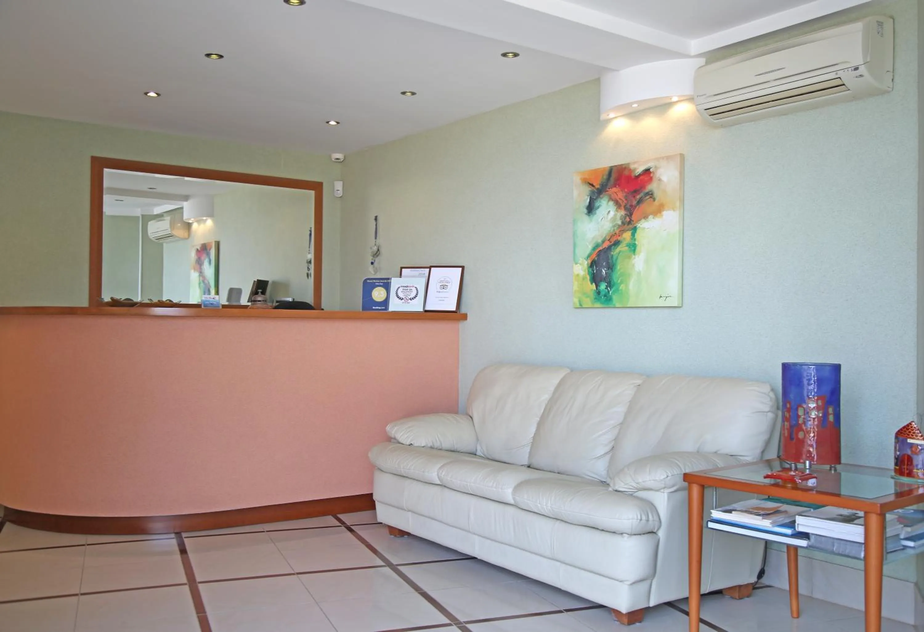 Lobby or reception in Sitia Bay