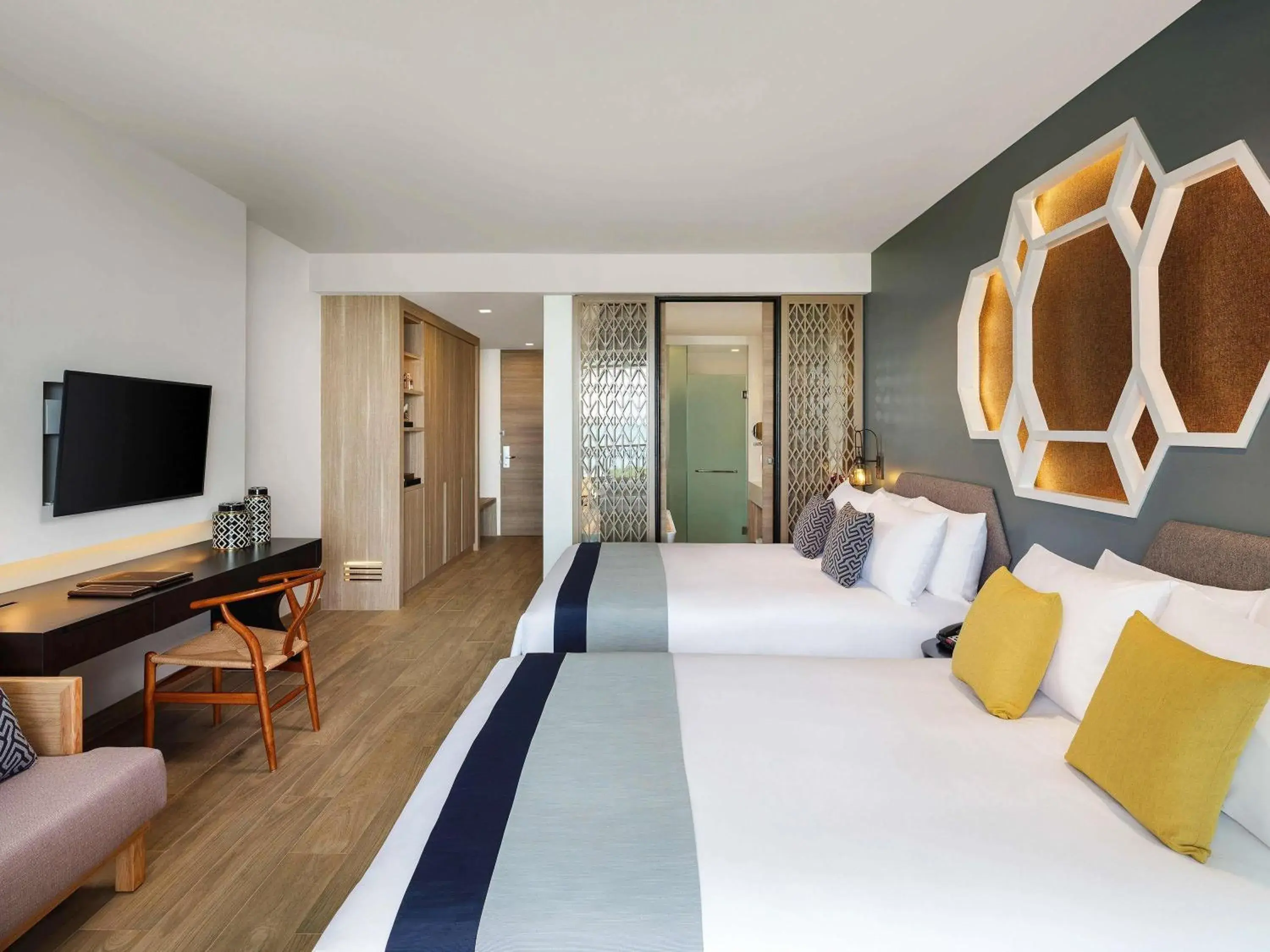 Deluxe Family Room, Mountain View, 1 King Bed and 1 Queen Bed, Balcony in Avista Grande Phuket Karon - MGallery Deluxe Family Room, Mountain View, 1 King Bed and 1 Queen Bed, Balcony in Avista Grande Phuket Karon - MGallery