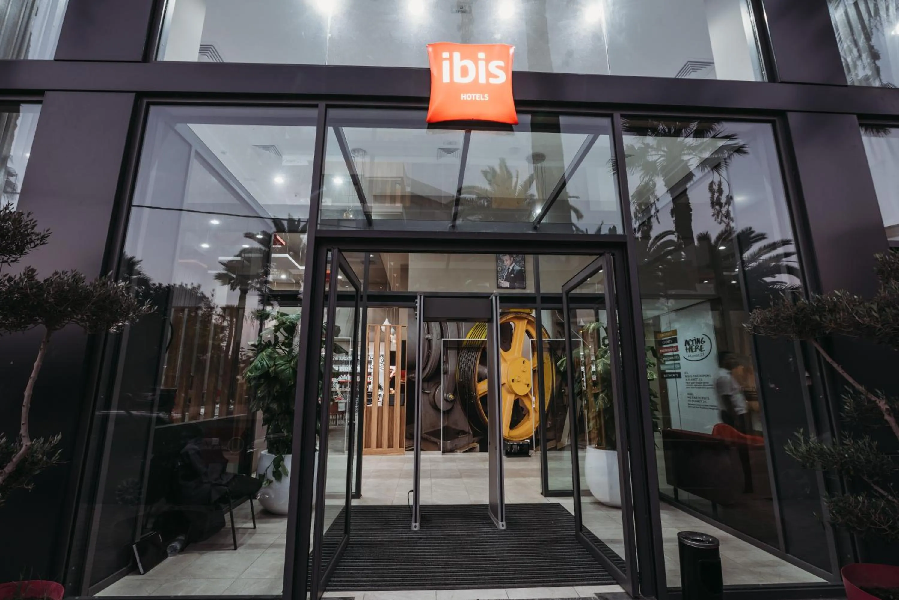 Facade/entrance in Ibis Mohammedia