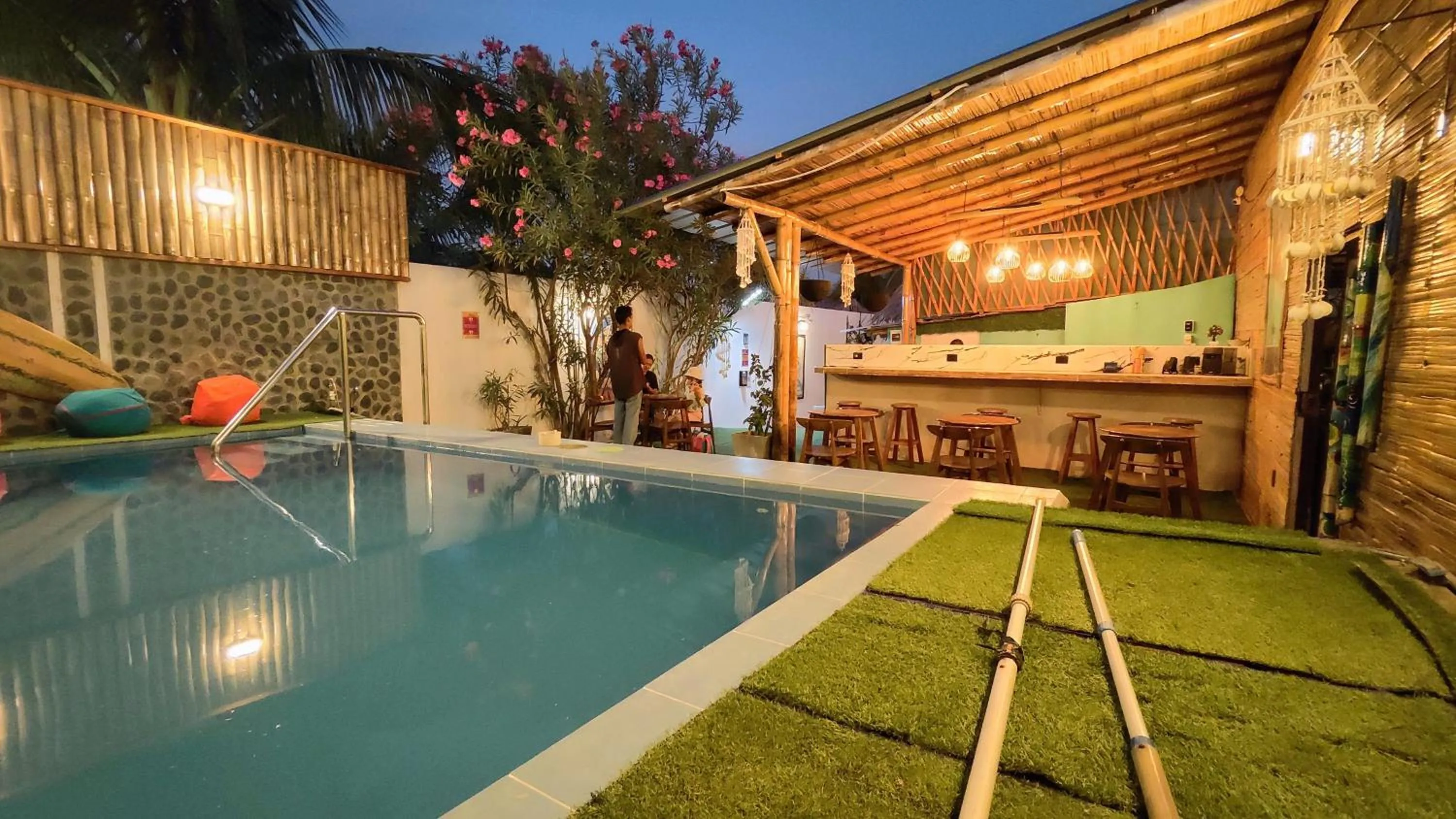 Dining area in Puerto Bamboo
