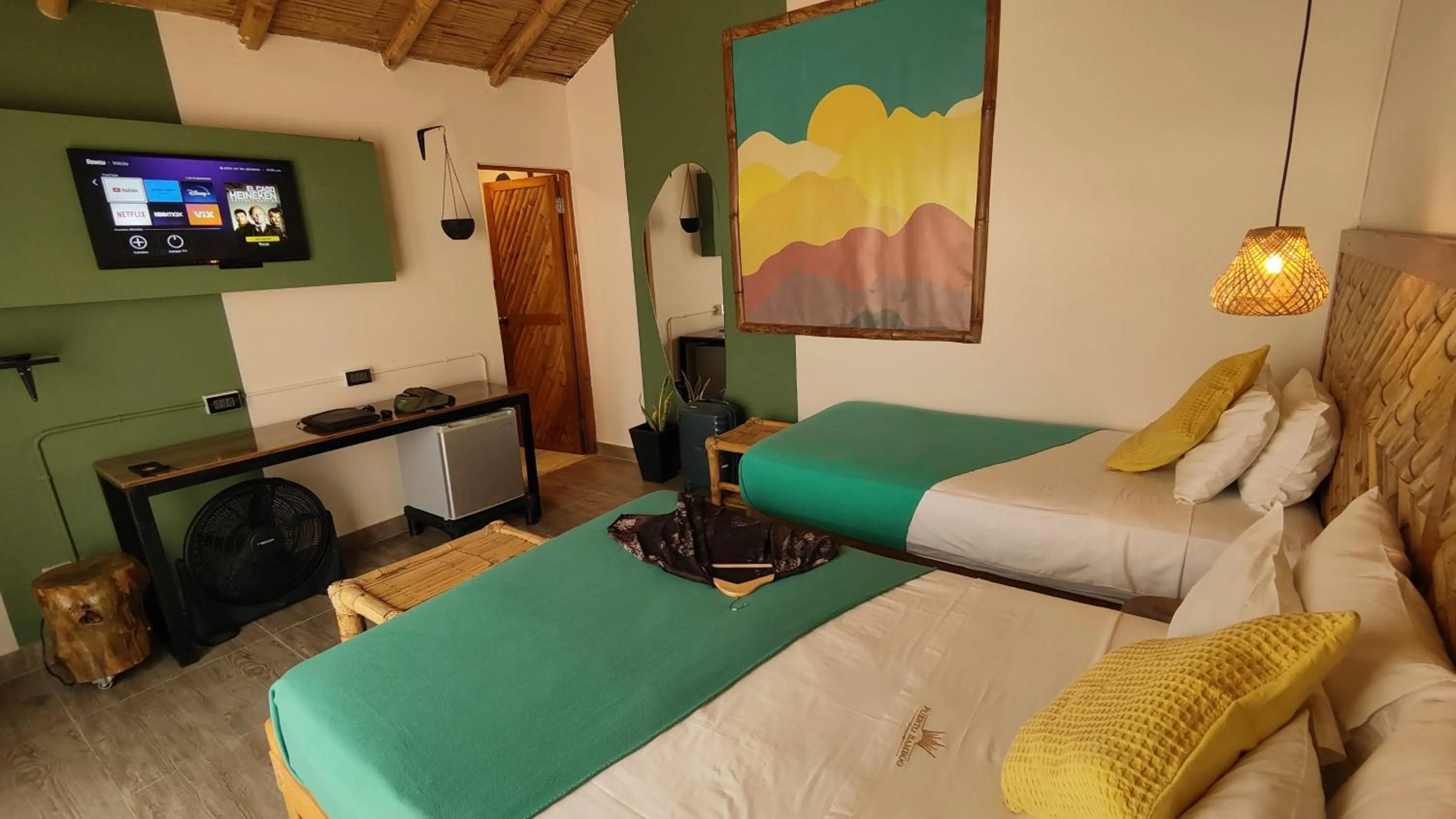 Bedroom, Bed in Puerto Bamboo