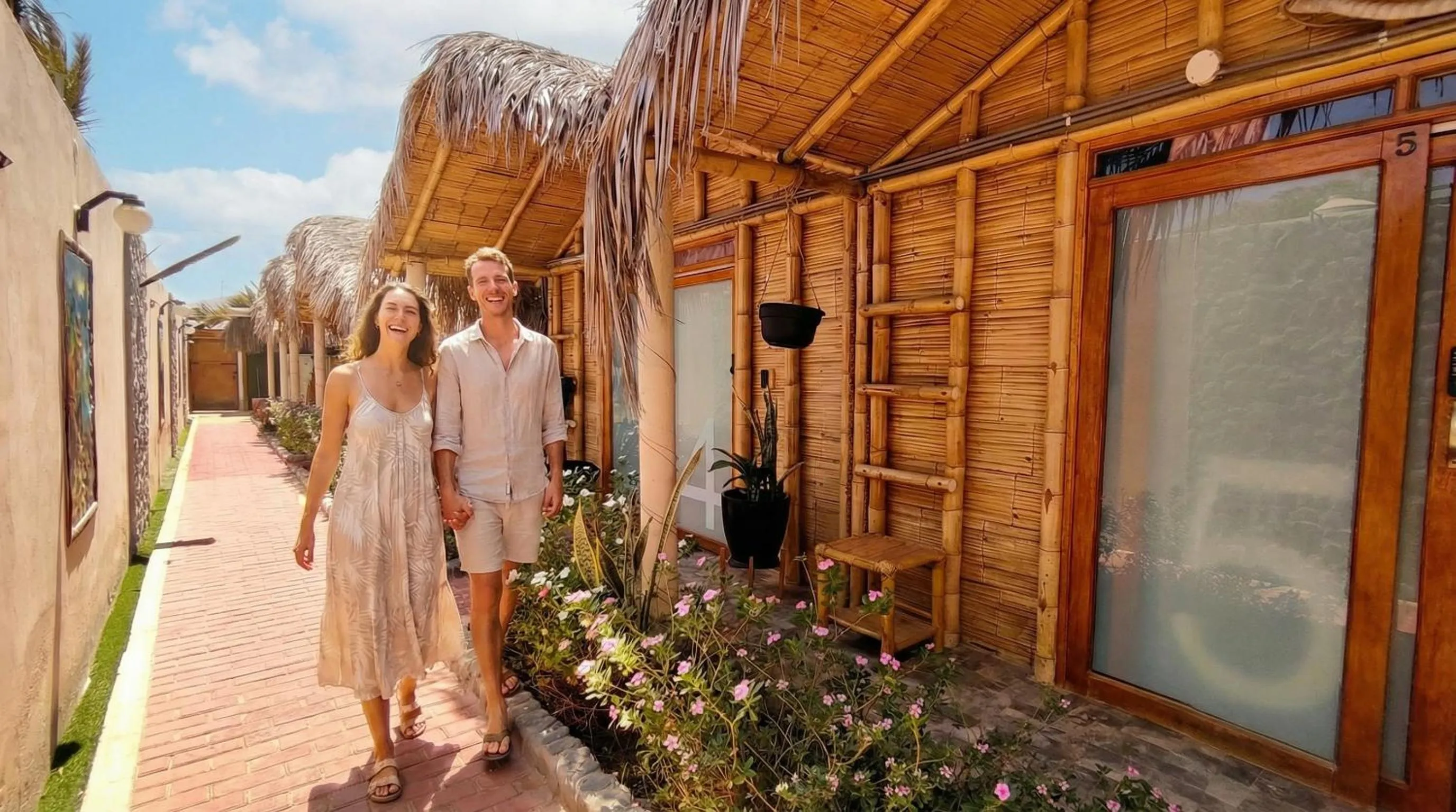 Garden view in Puerto Bamboo