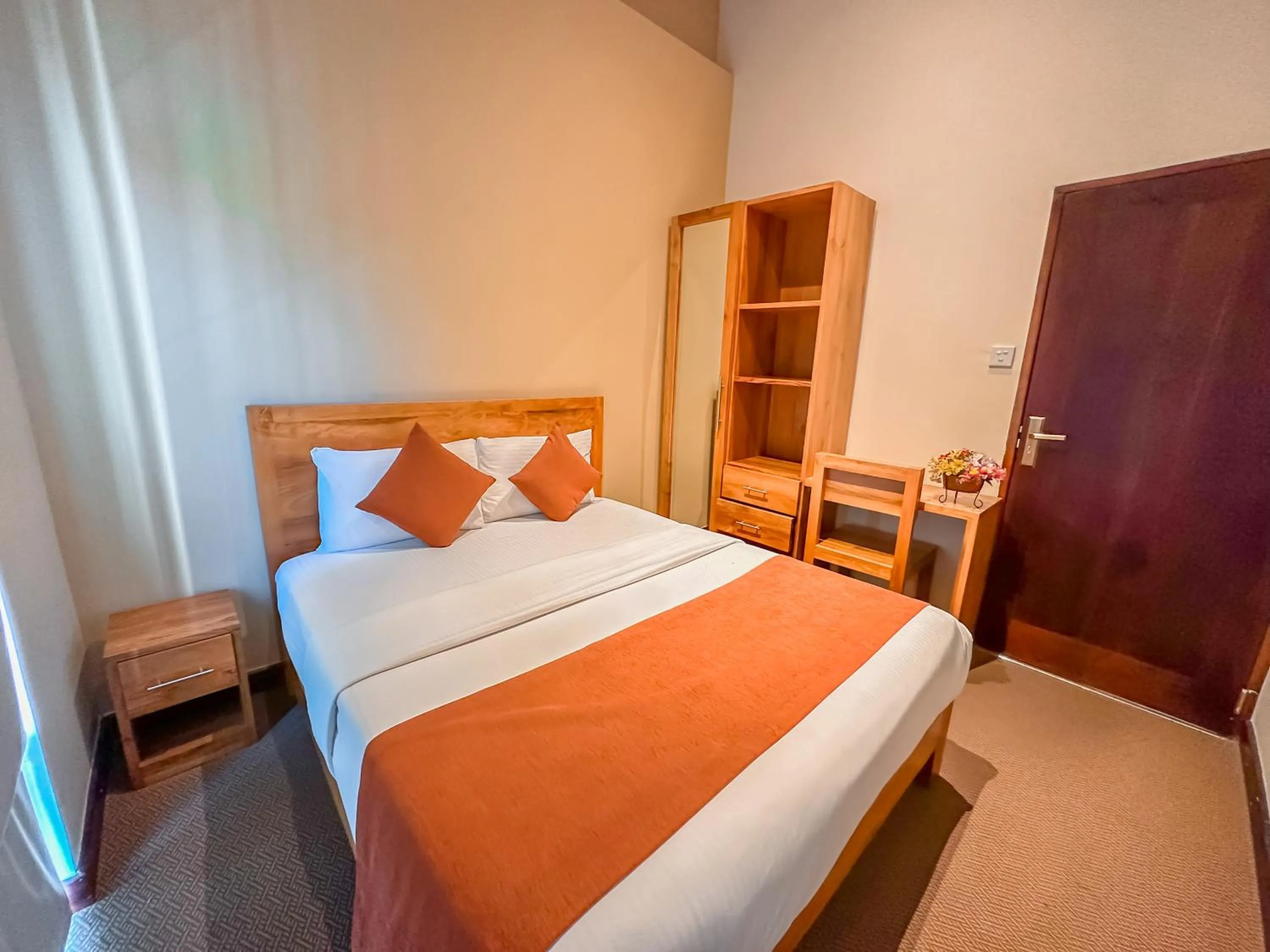 Bed in Emirates Luxury Apartments (Glen Fall Residencies)