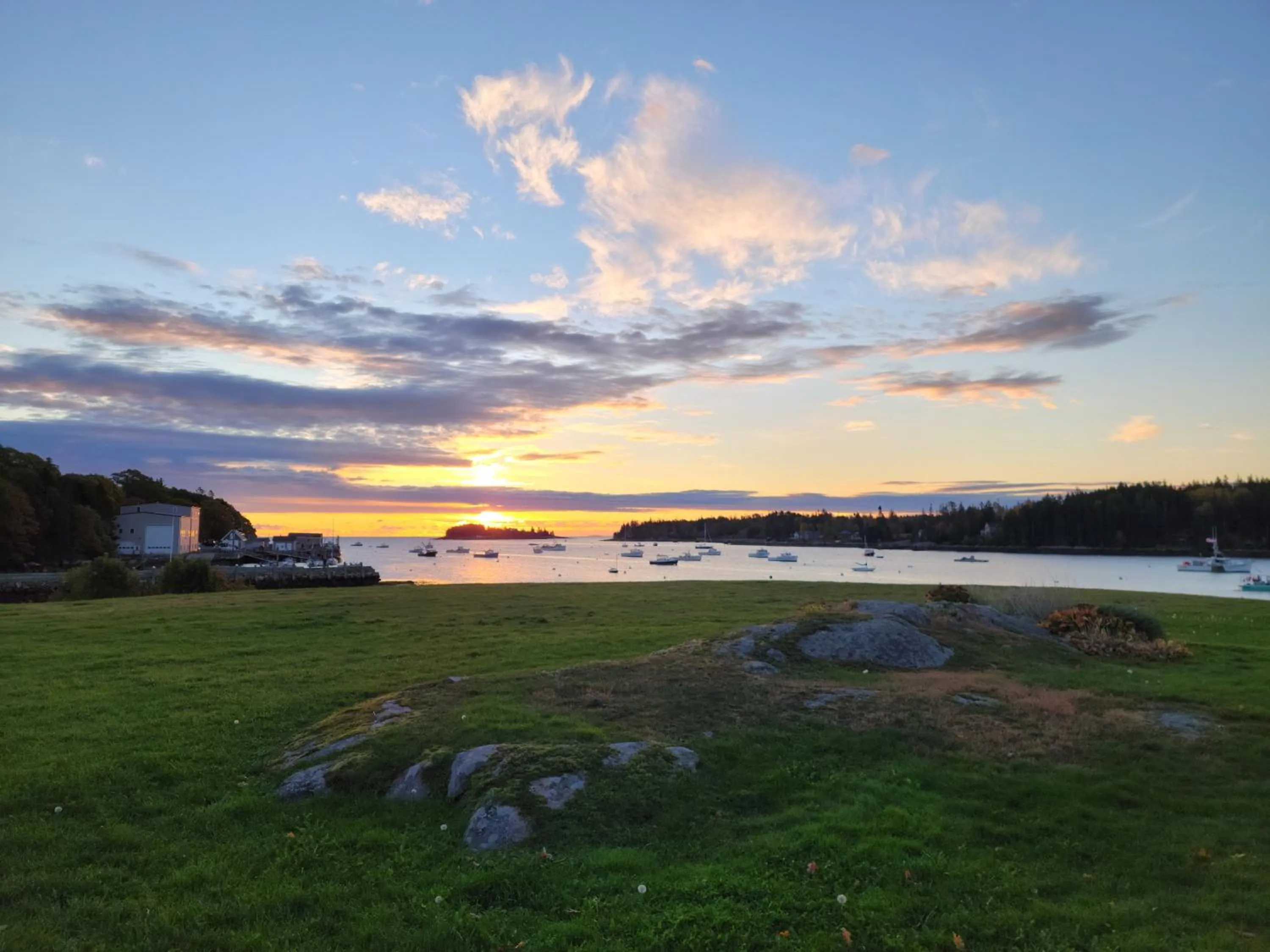 Sunrise in East Wind Inn on the Water