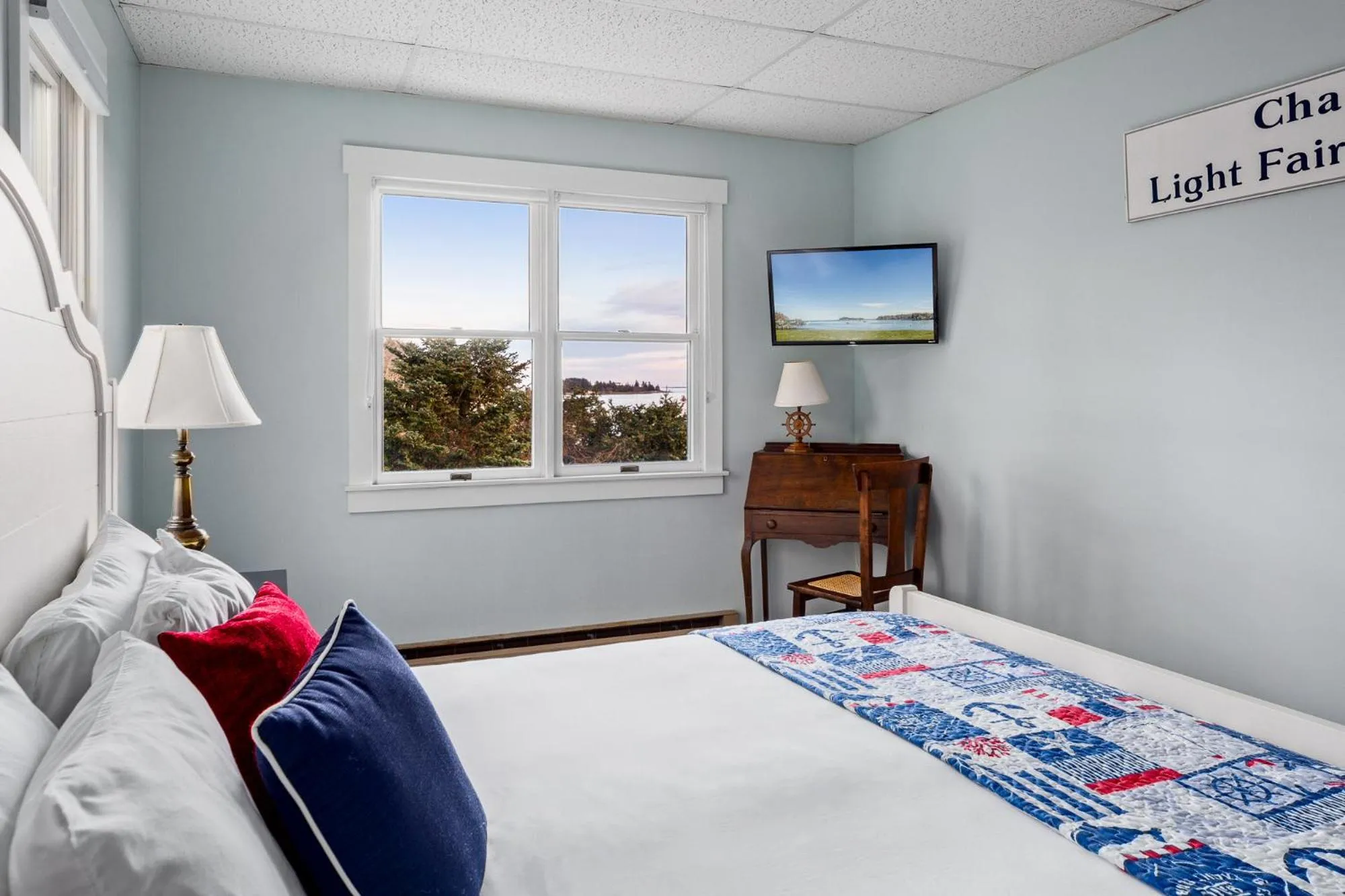 Bedroom in East Wind Inn on the Water