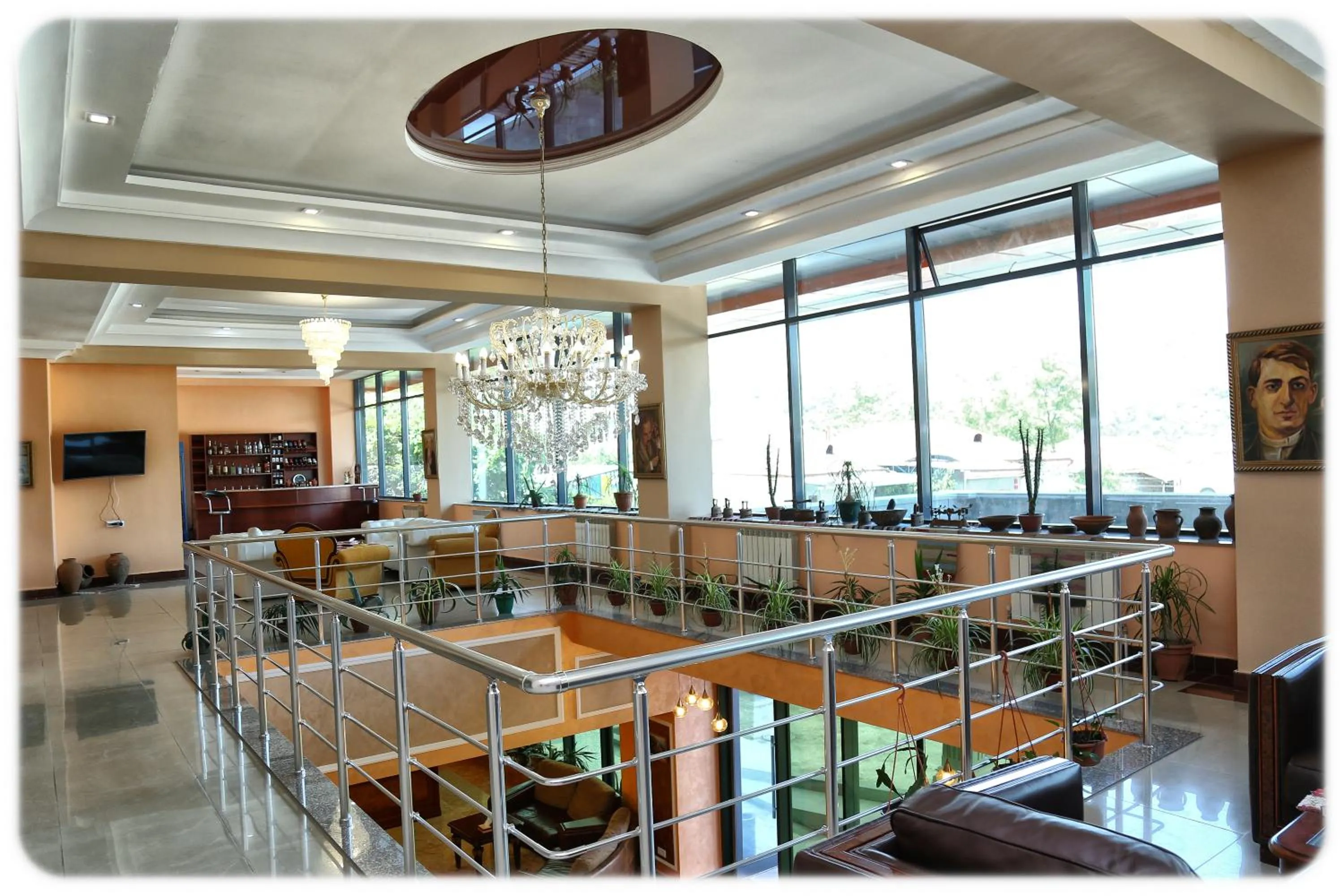 Seating area in Goris Hotel