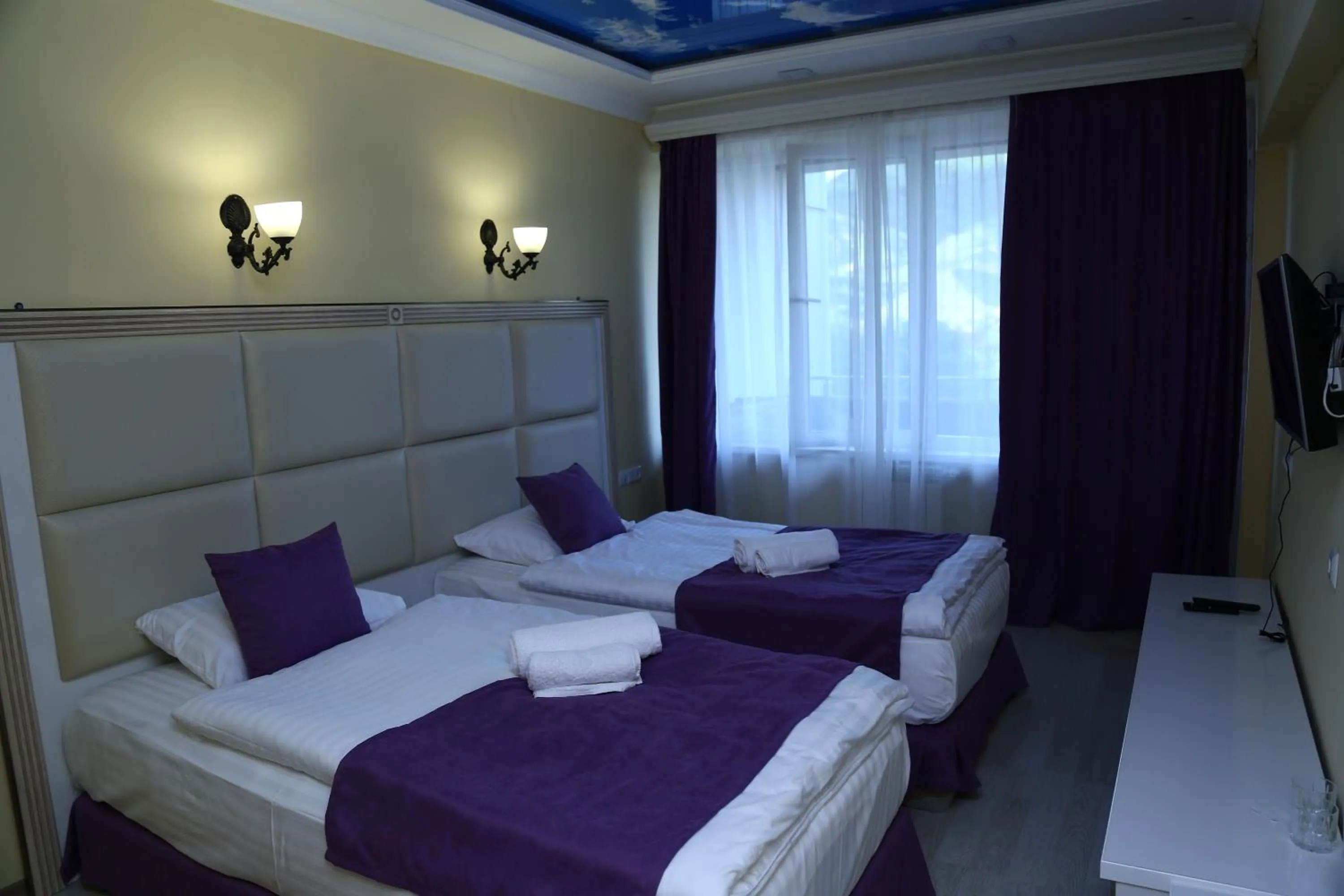 Bed in Goris Hotel