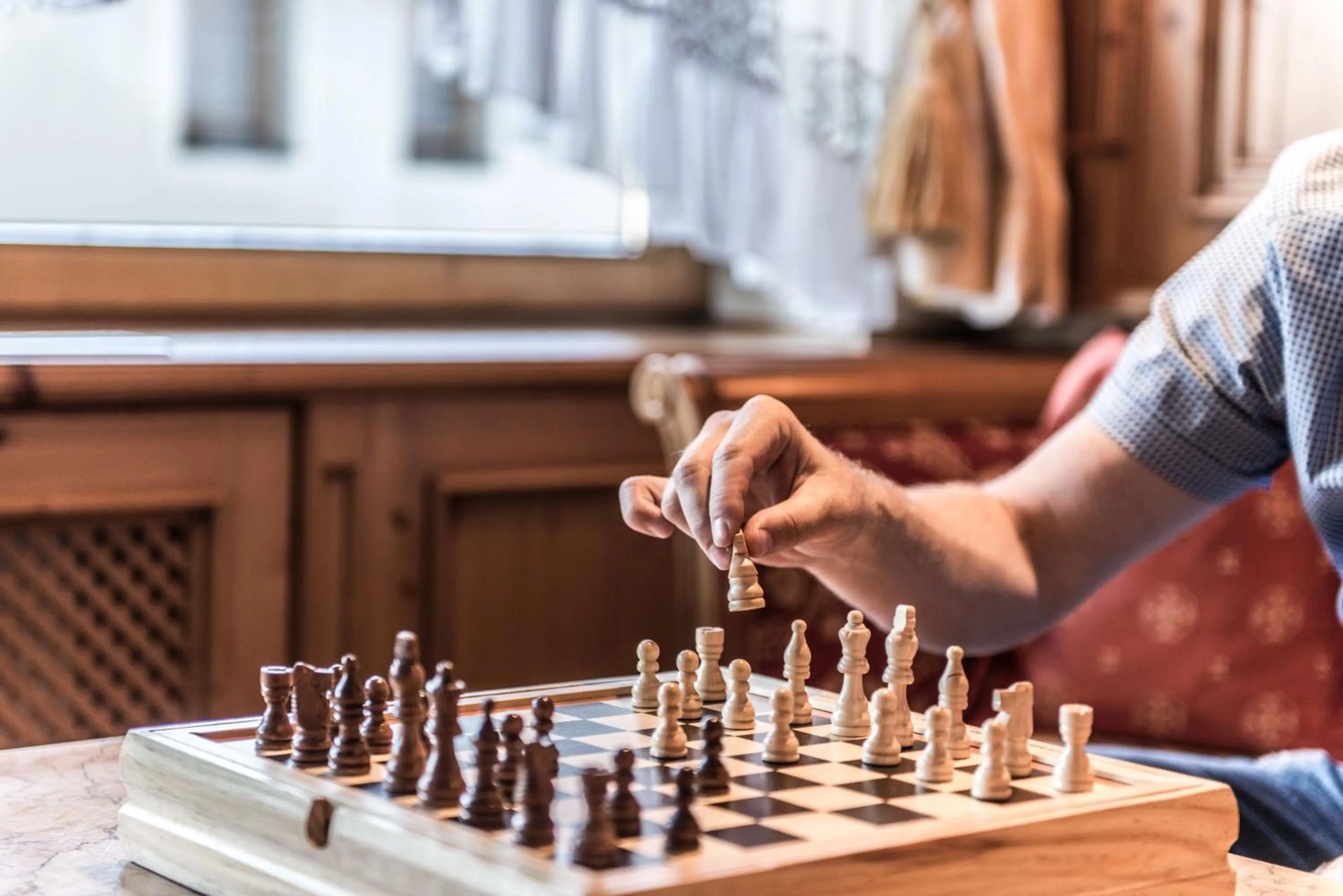 Lobby or reception in Hotel Riedl
