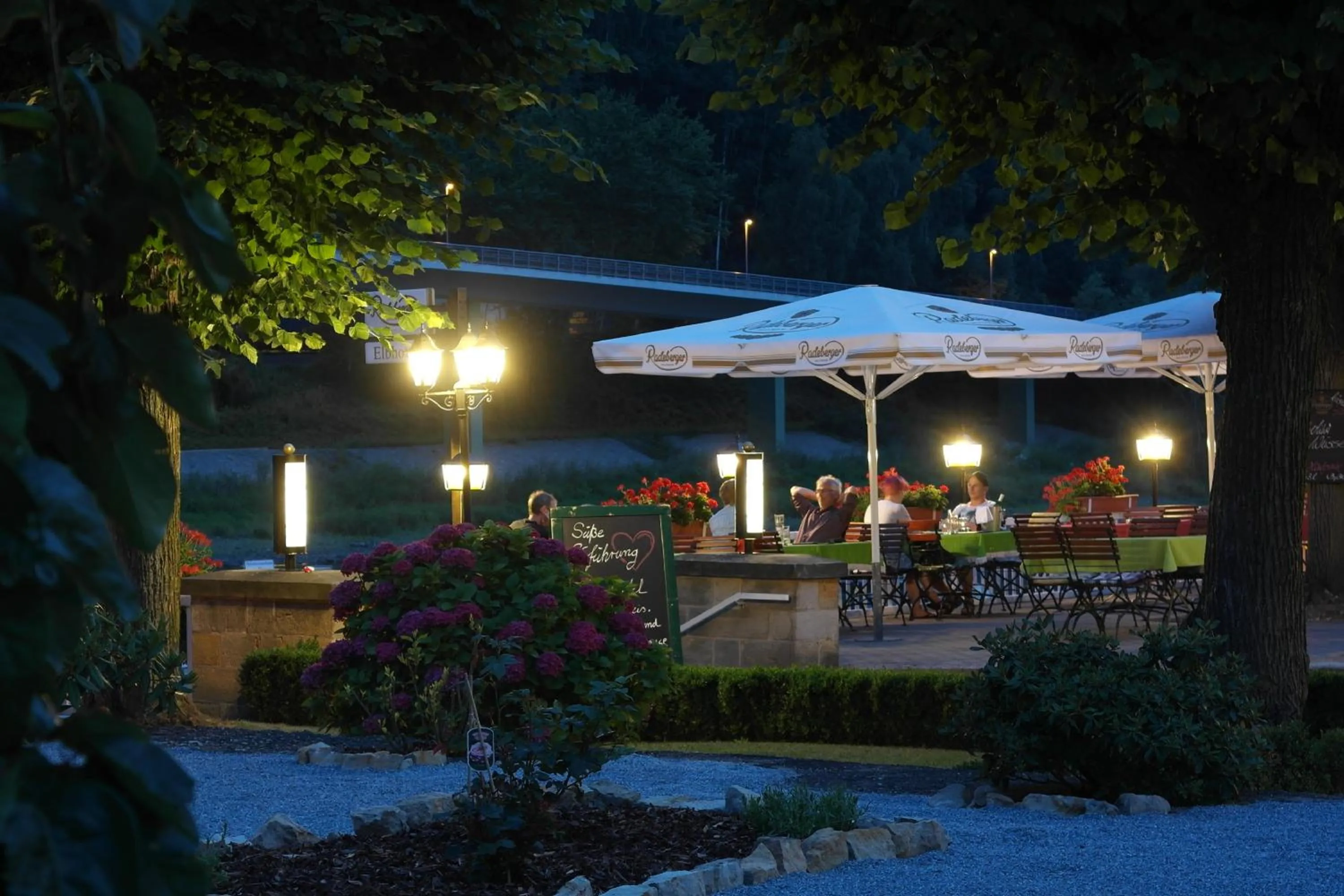Garden in Elbhotel Bad Schandau
