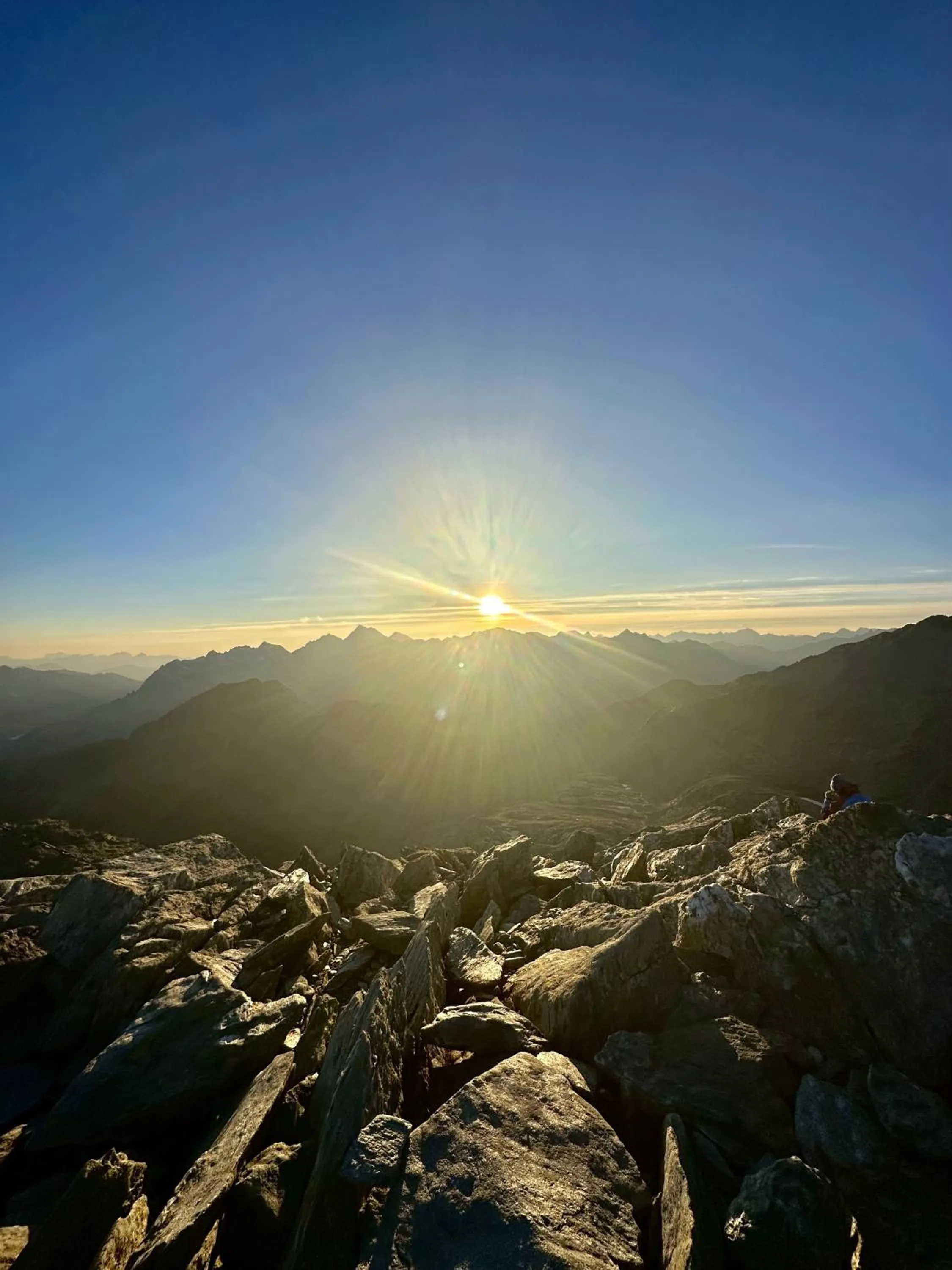 Sunrise in Hotel Garni Burger