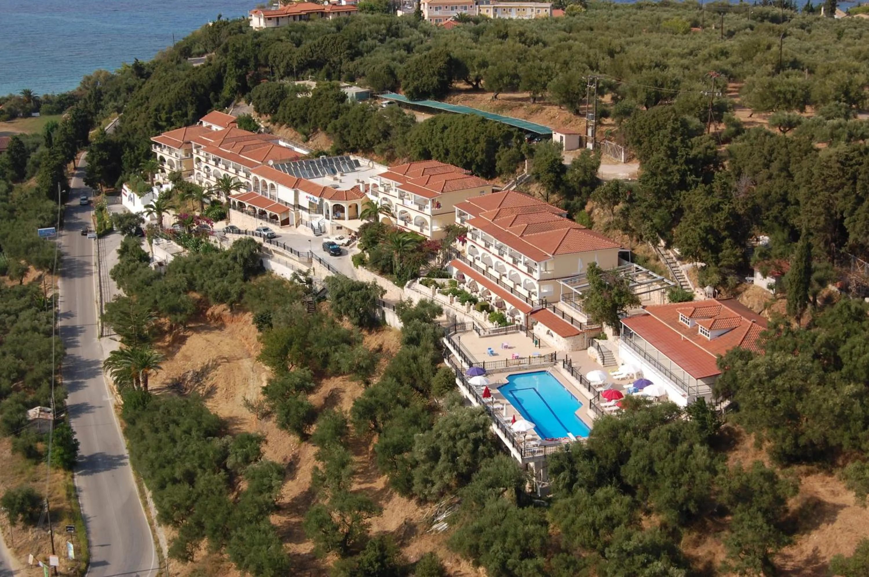 Bird's eye view in Zante Palace