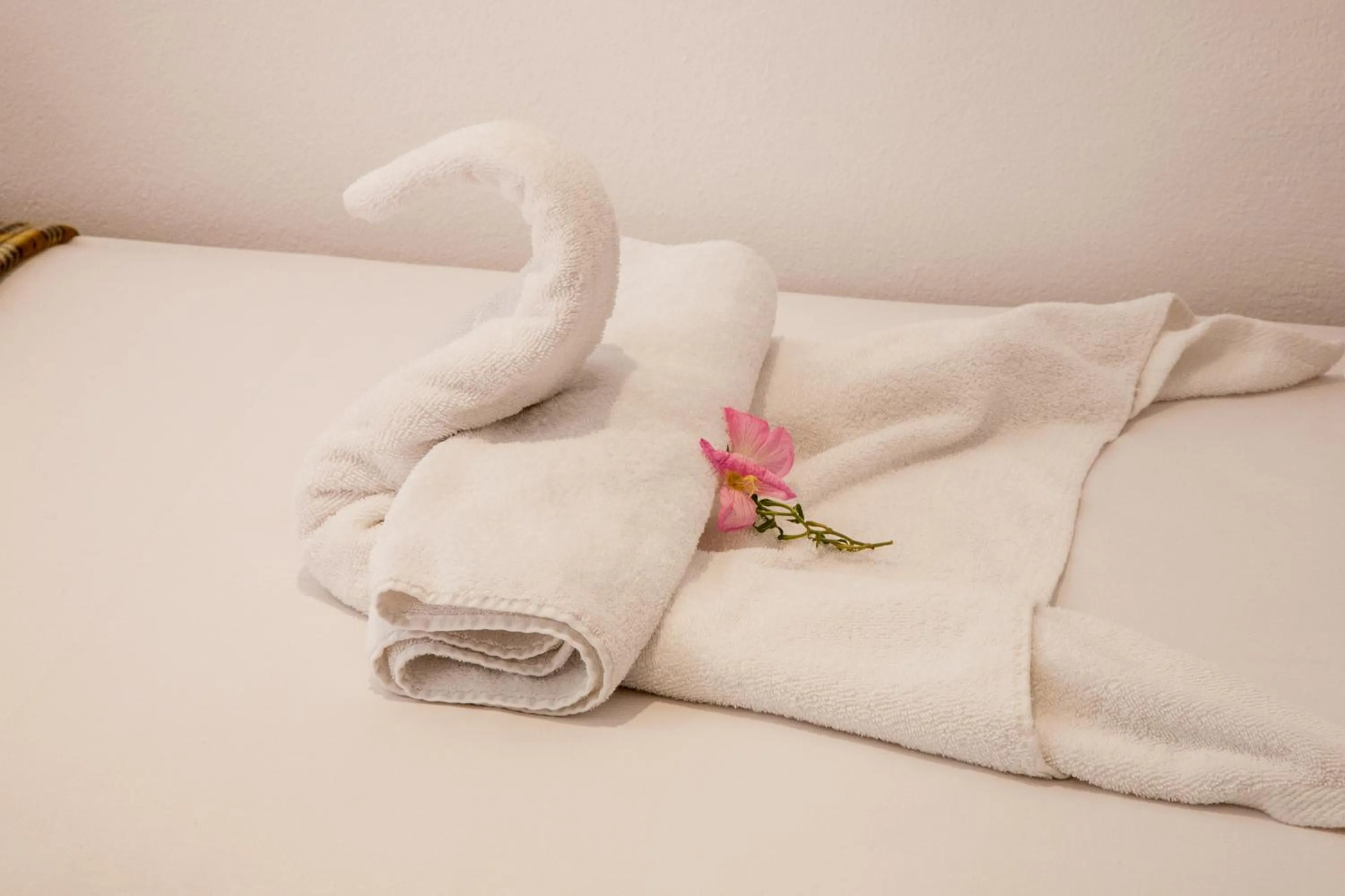 Decorative detail, Bed in Ekavi Apartments