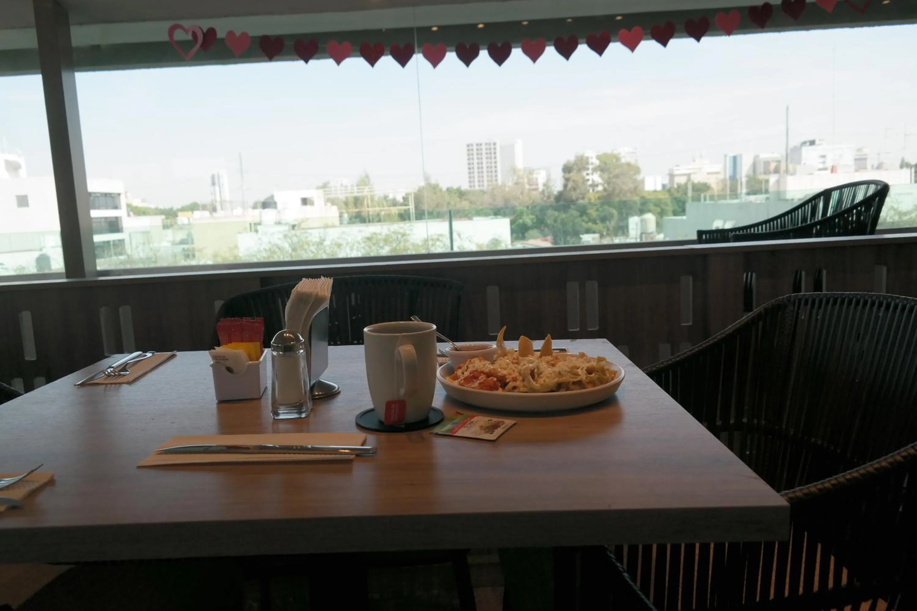 Breakfast in Oliva Plaza Hotel