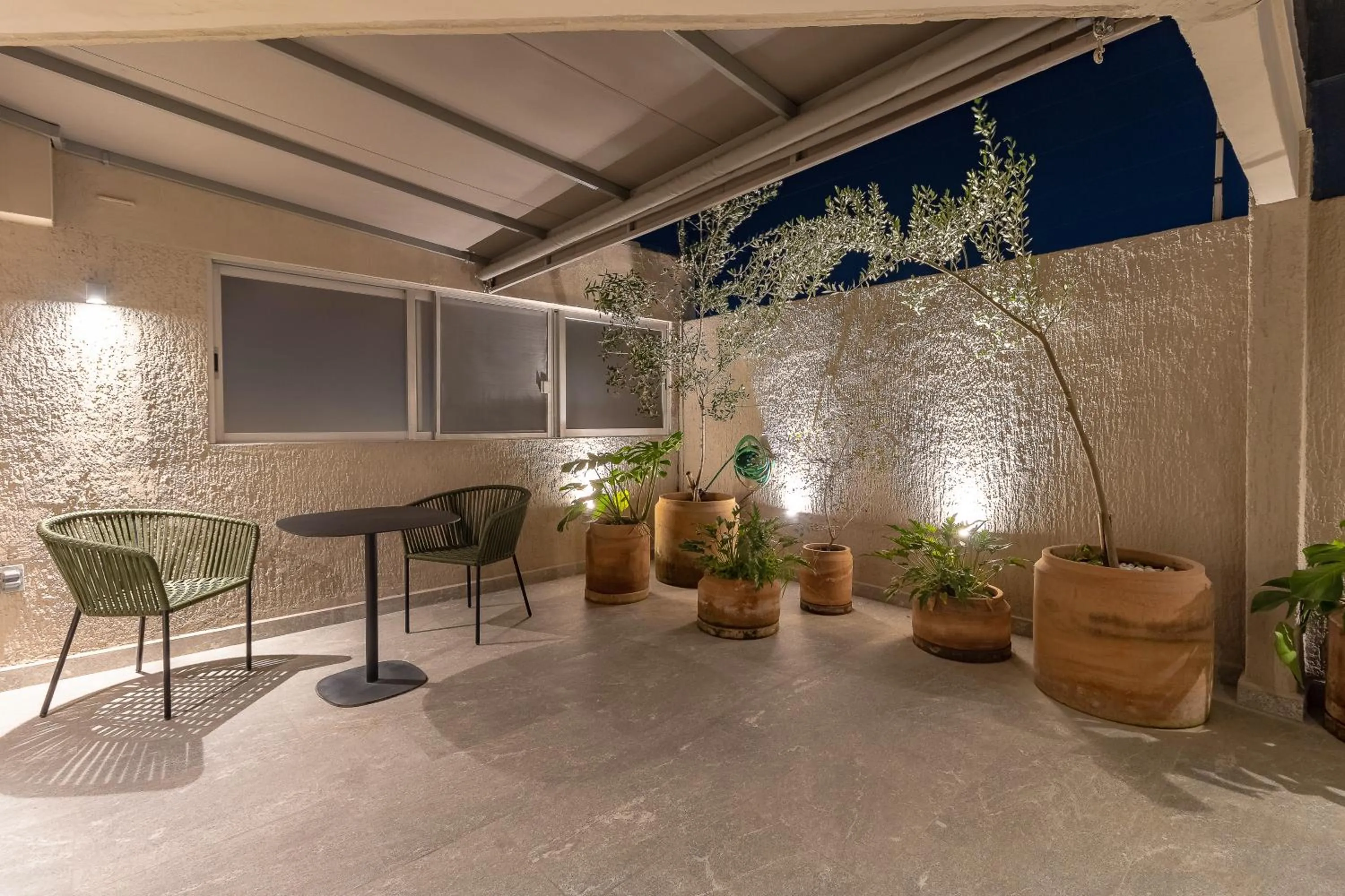 Patio in Hotel Fuente Del Bosque