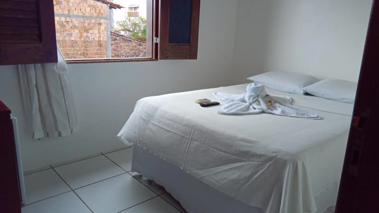 Bed in Pousada Vilas Boas