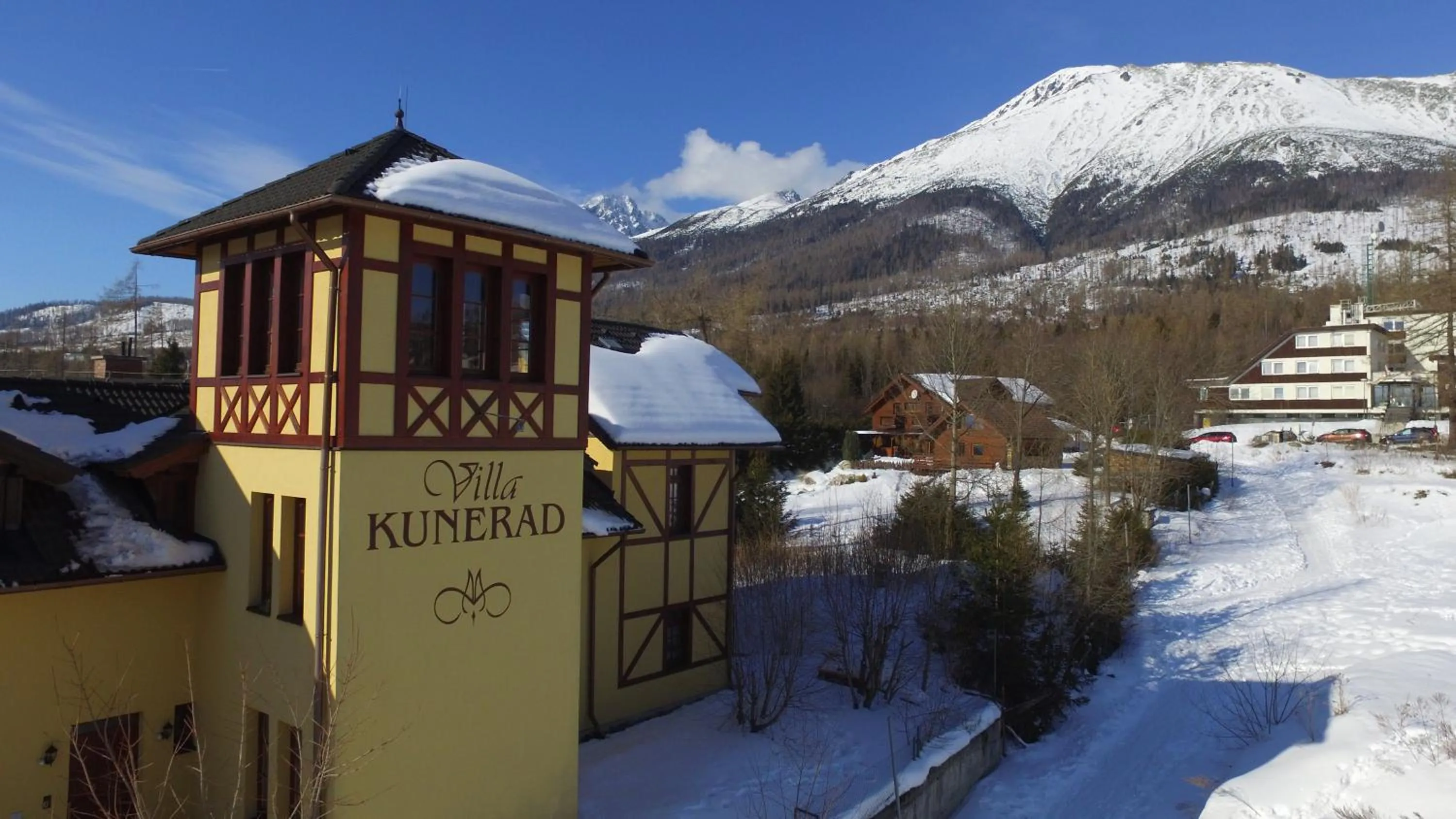 Bird's eye view in Pension Villa Kunerad